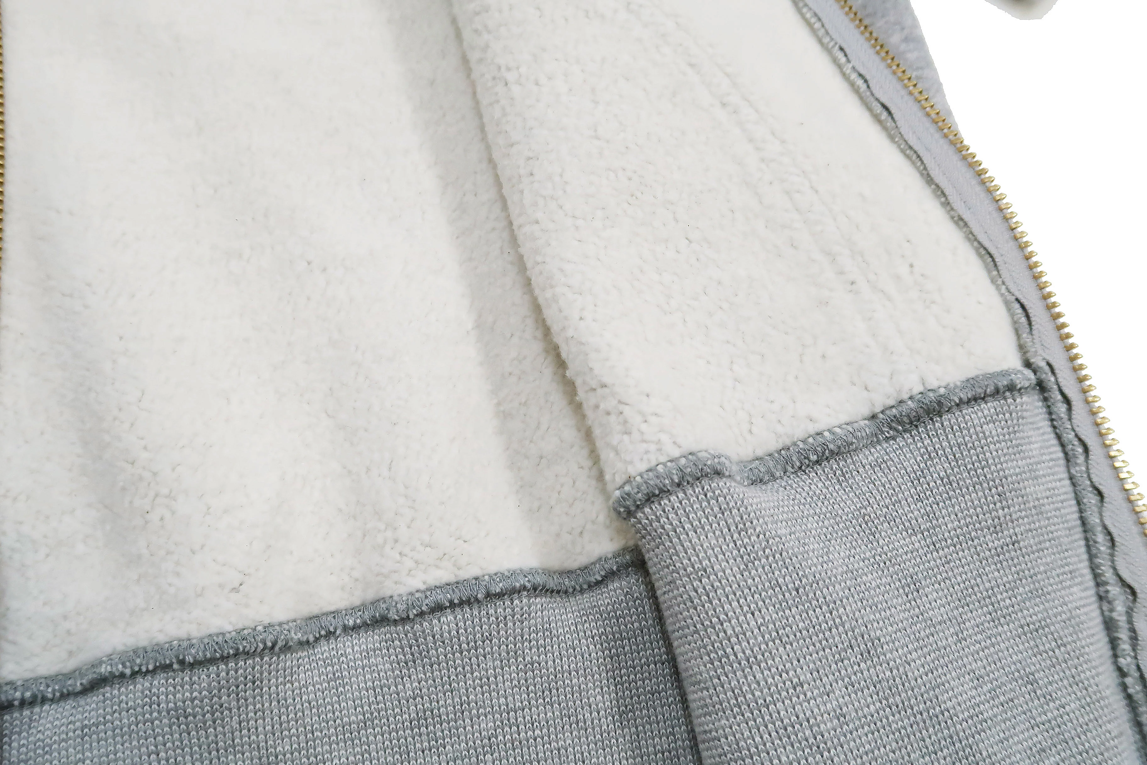 Studio D'artisan Plain Hoodie Men's Solid Zip-Up Hooded Sweatshirt 8087M Heather-Grey - Image 7