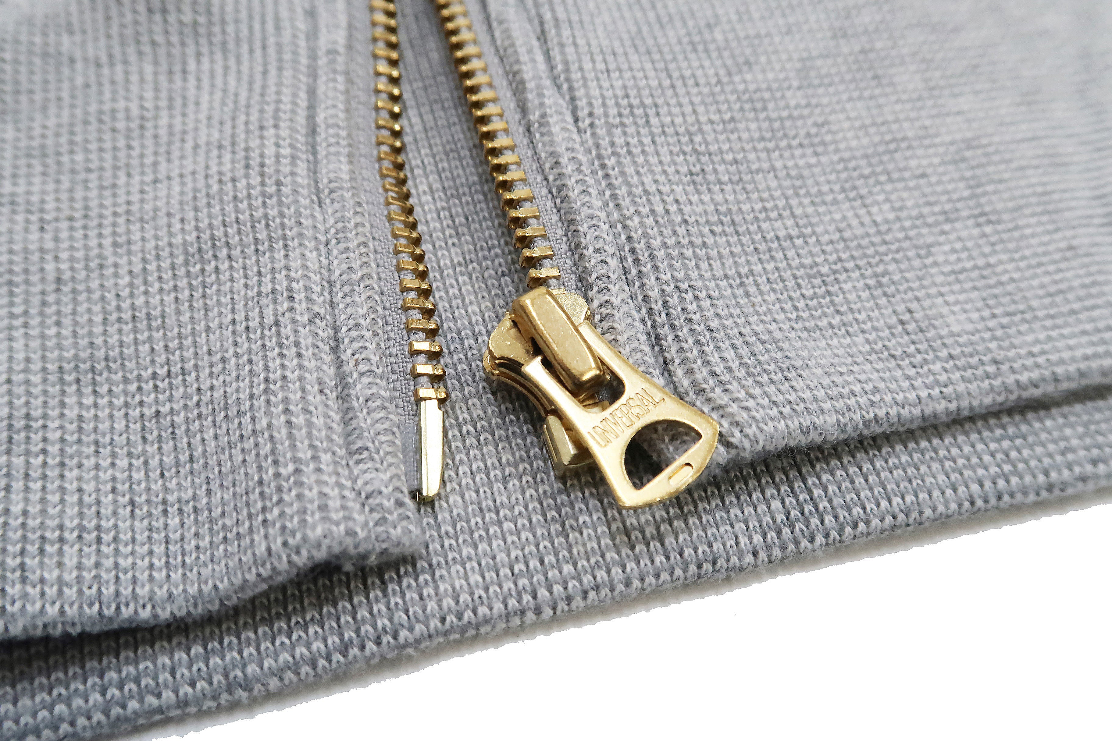 Studio D'artisan Plain Hoodie Men's Solid Zip-Up Hooded Sweatshirt 8087M Heather-Grey - Image 8