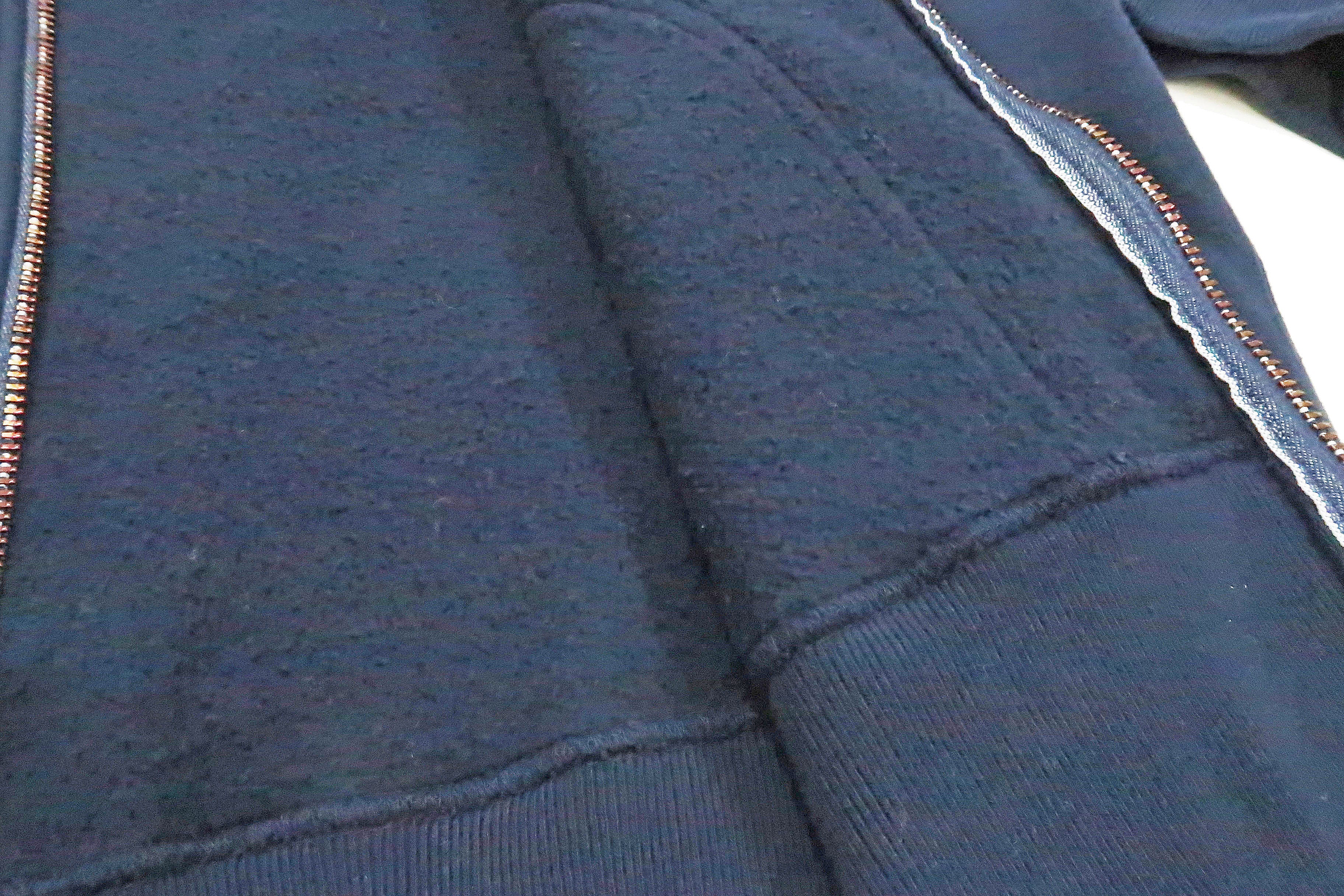 Studio D'artisan Plain Hoodie Men's Solid Zip-Up Hooded Sweatshirt 8087M Navy-Blue - Image 11