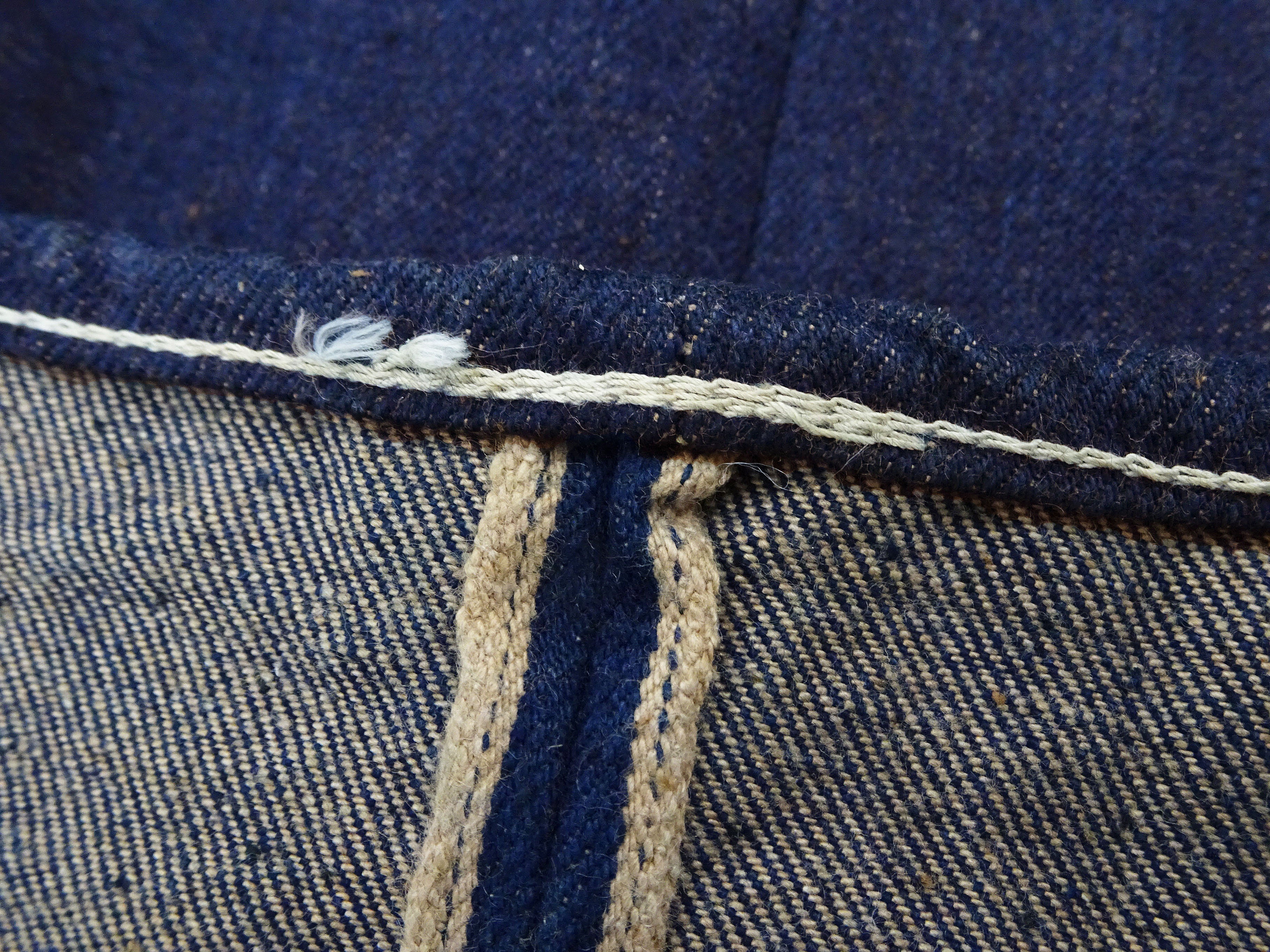 Studio D'artisan Tapered Jeans Men's 15oz. Organic Cotton Indigo Denim Jean Pants SDA SP-115 EARTH DENIM JEANS One-Wash - Image 16