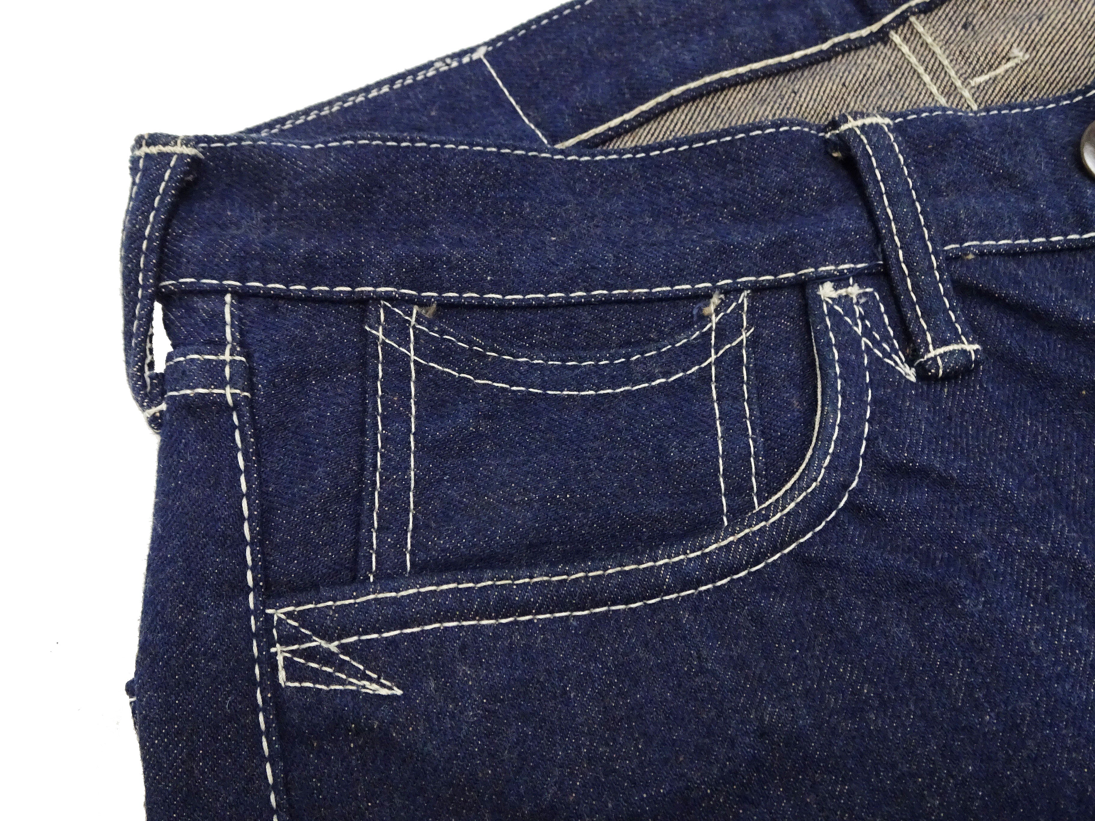 Studio D'artisan Tapered Jeans Men's 15oz. Organic Cotton Indigo Denim Jean Pants SDA SP-115 EARTH DENIM JEANS One-Wash - Image 9