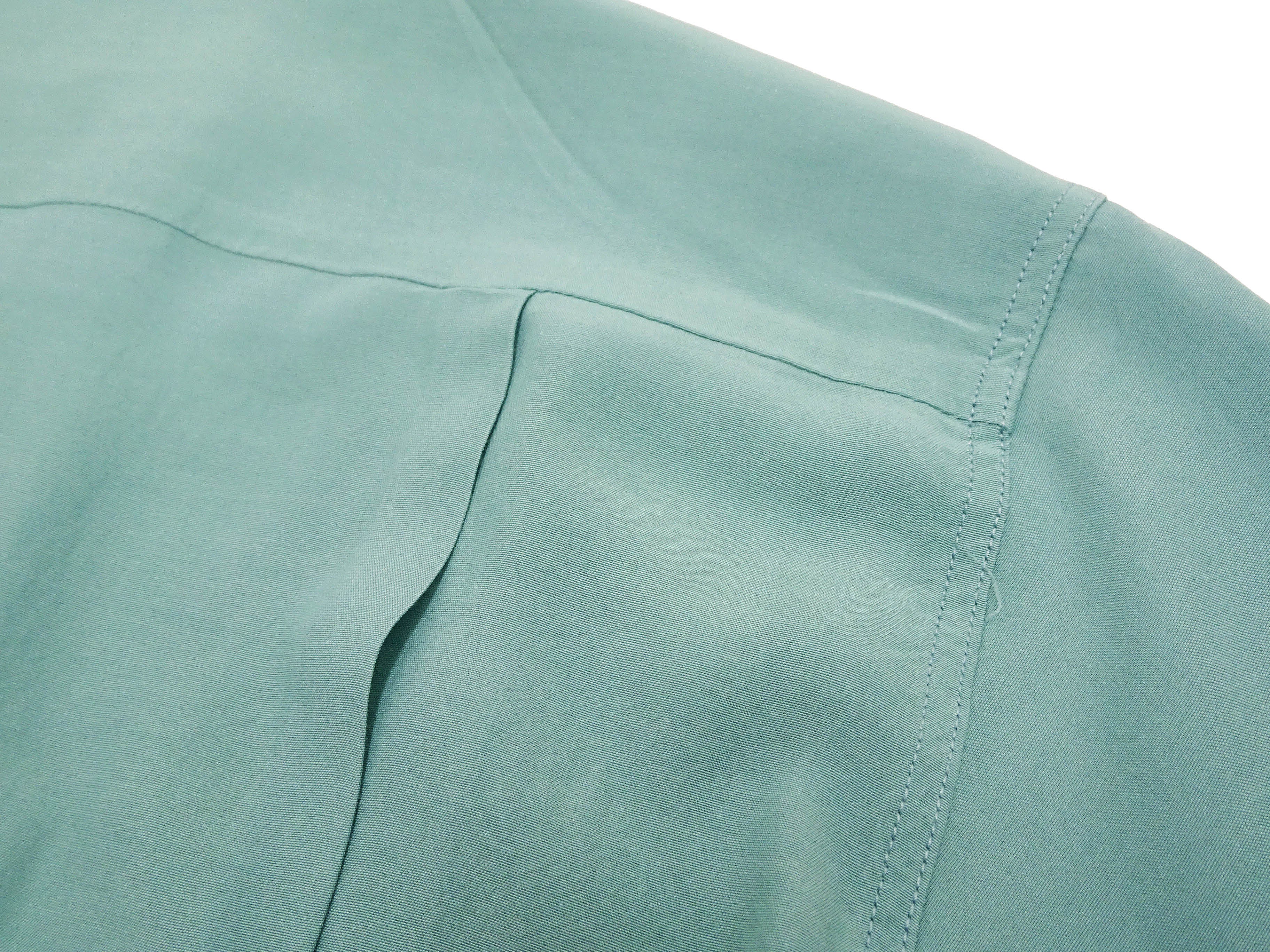 Style Eyes Plain Rayon Bowling Shirt Men's 1950s Style Short Sleeve Solid Color Button Up Shirt SE39259 124 Faded-Light-Blue - Image 13