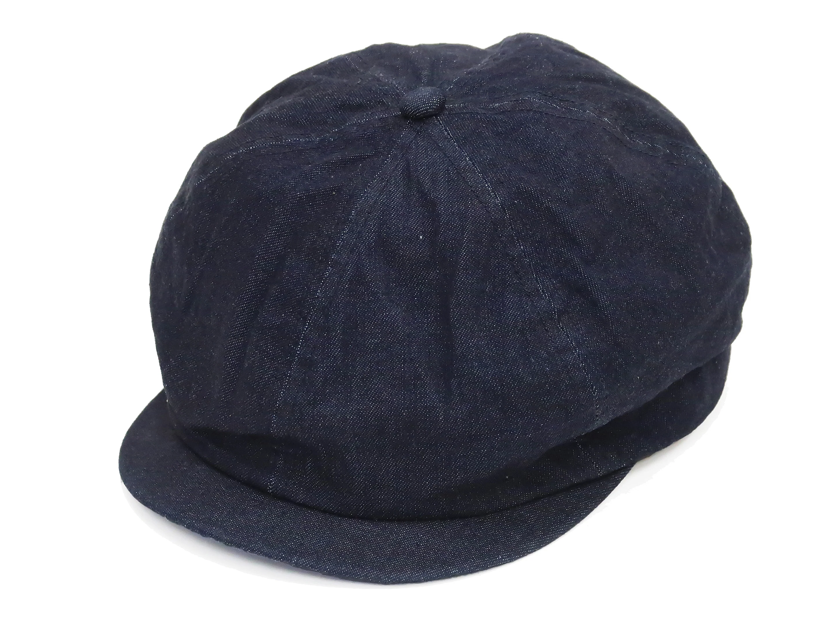 Sugar Cane Applejack Cap Men's Casual Short Brim Denim Work Hat SC02705 - Image 2