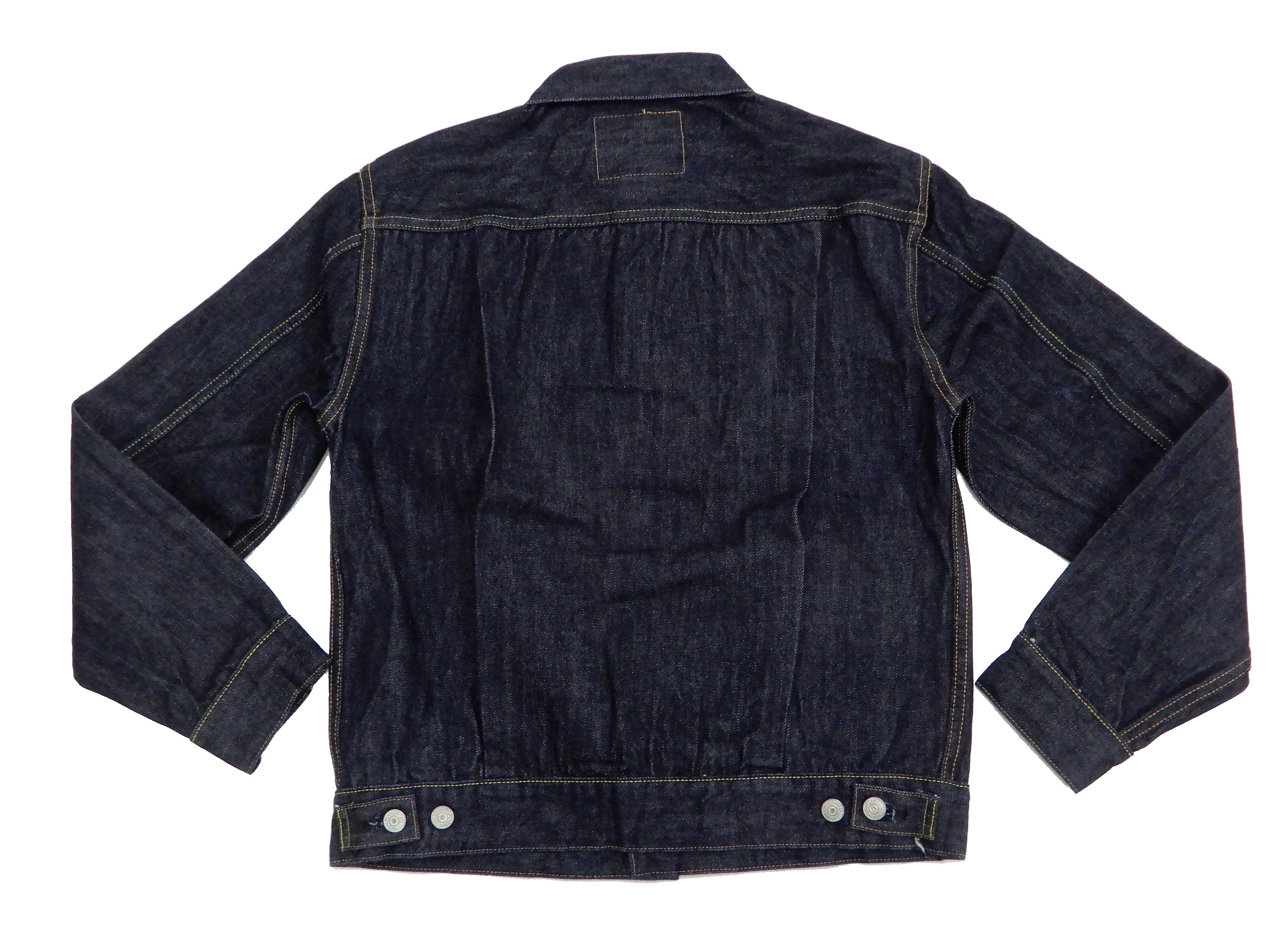 Sugar Cane Denim Trucker Jacket Men's Type 2 1953 Style Jean Jacket SC11953A 421 One Wash Deep blue indigo - Image 12