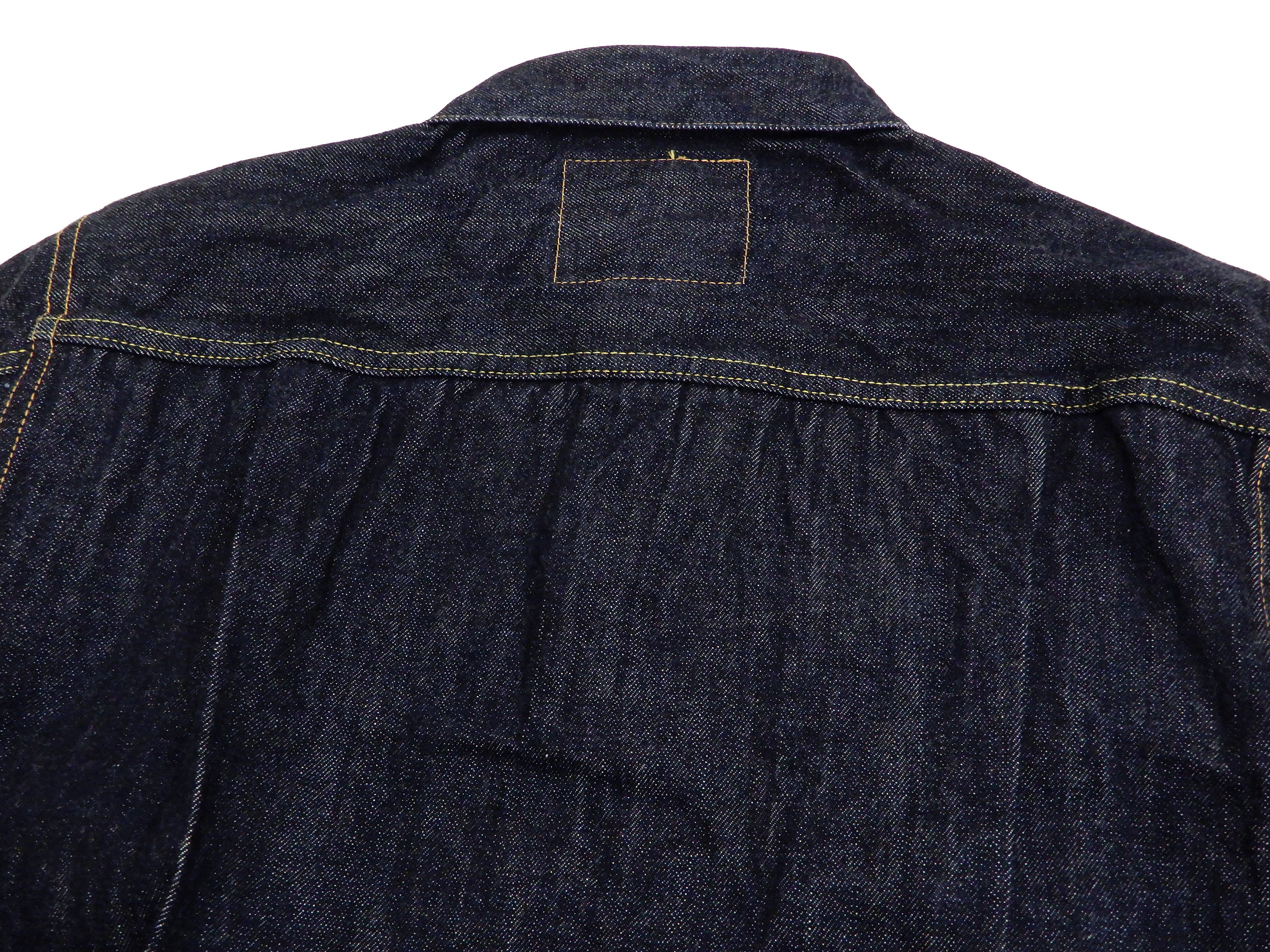 Sugar Cane Denim Trucker Jacket Men's Type 2 1953 Style Jean Jacket SC11953A 421 One Wash Deep blue indigo - Image 13