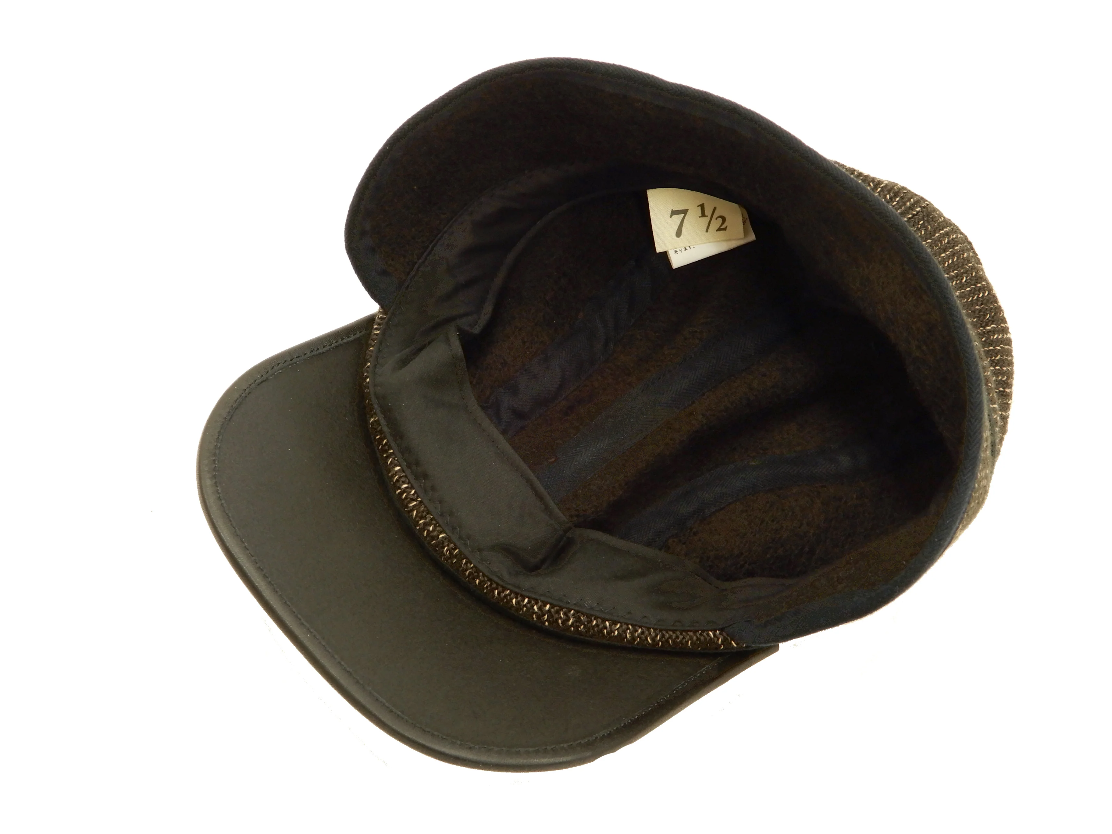 Sugar Cane Men's Brown's Beach Cloth Work Cap with Ear Flaps Winter Hat SC02568 - Image 6