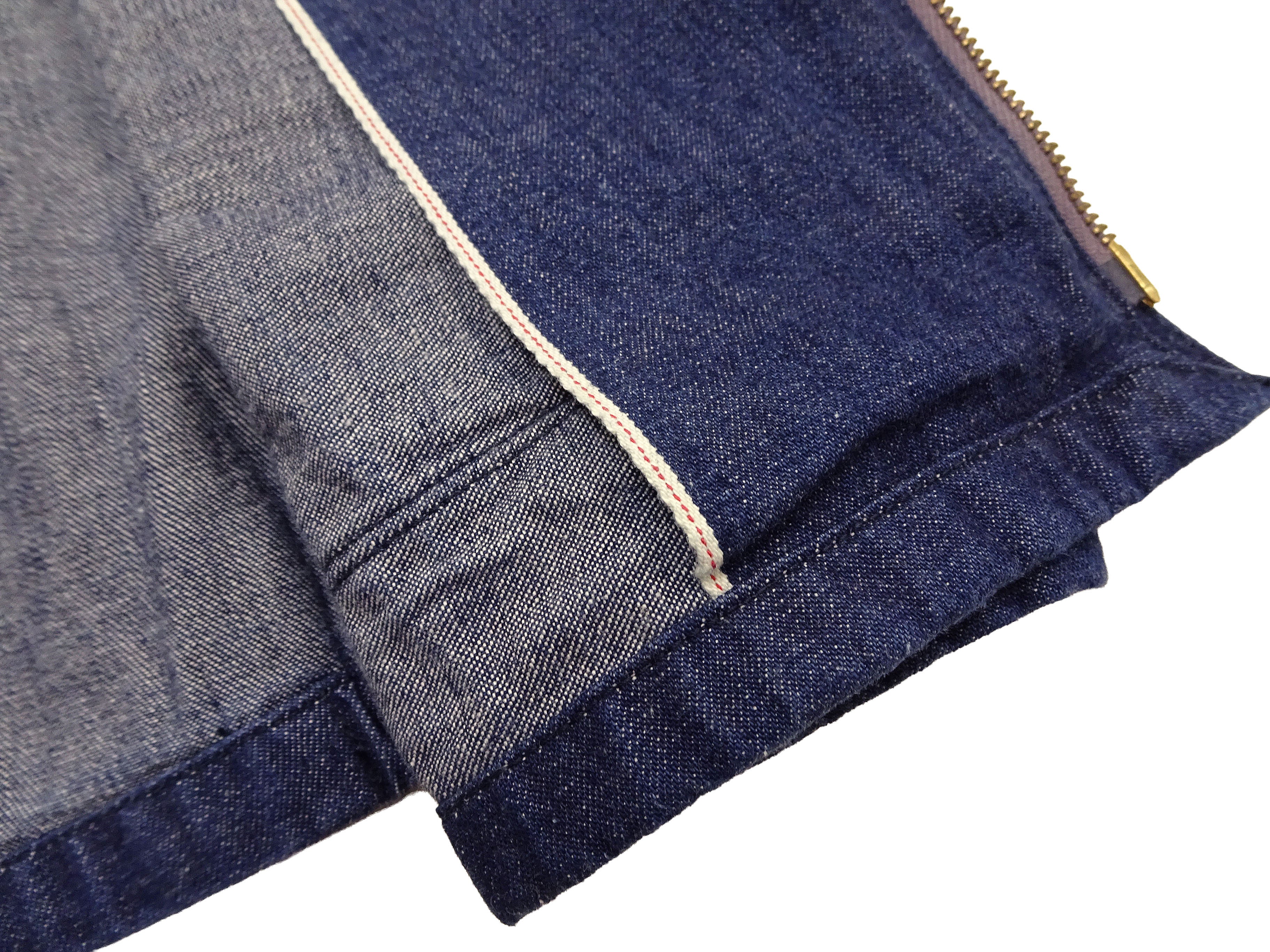 Sugar Cane Men's Denim Sports Jacket, 1950s American Style Unlined Lightweight Cotton Denim Jacket, Made in Japan (SC15913 128 Navy) - Image 13