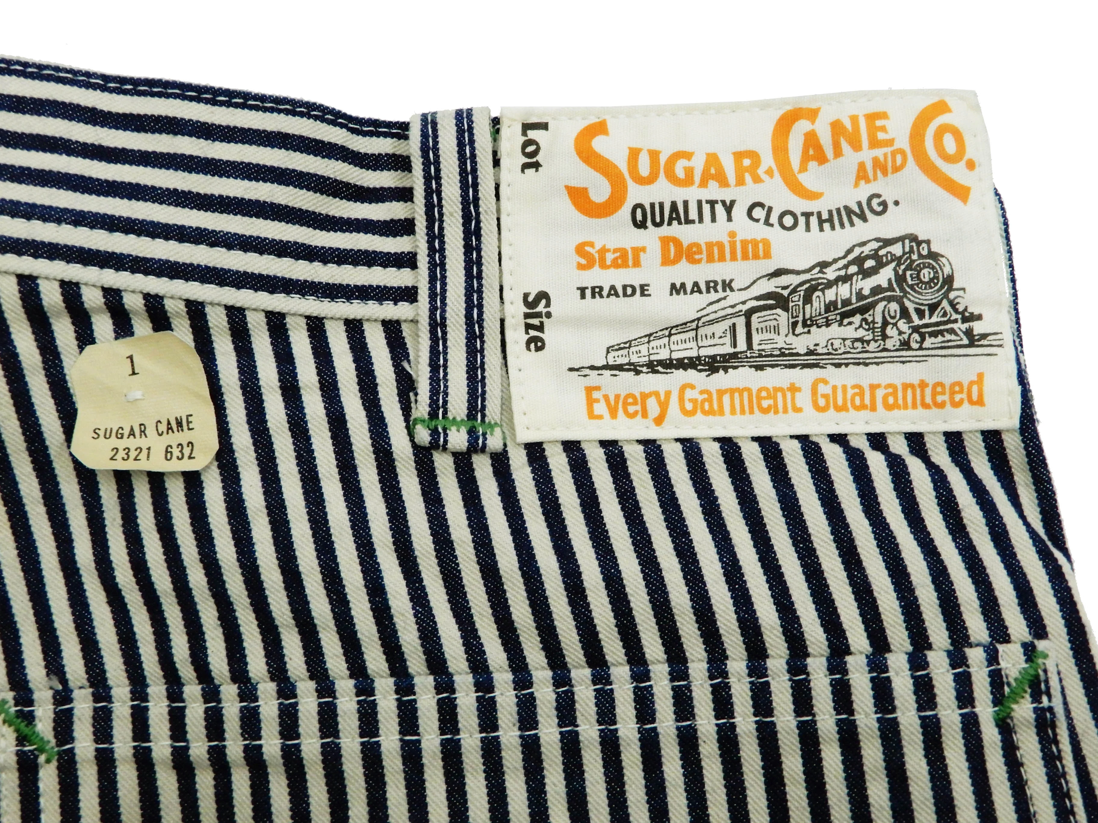 Sugar Cane Shorts Men's Casual Stylish 11 Oz. Hickory Stripe Painters Shorts SC51842 - Image 10