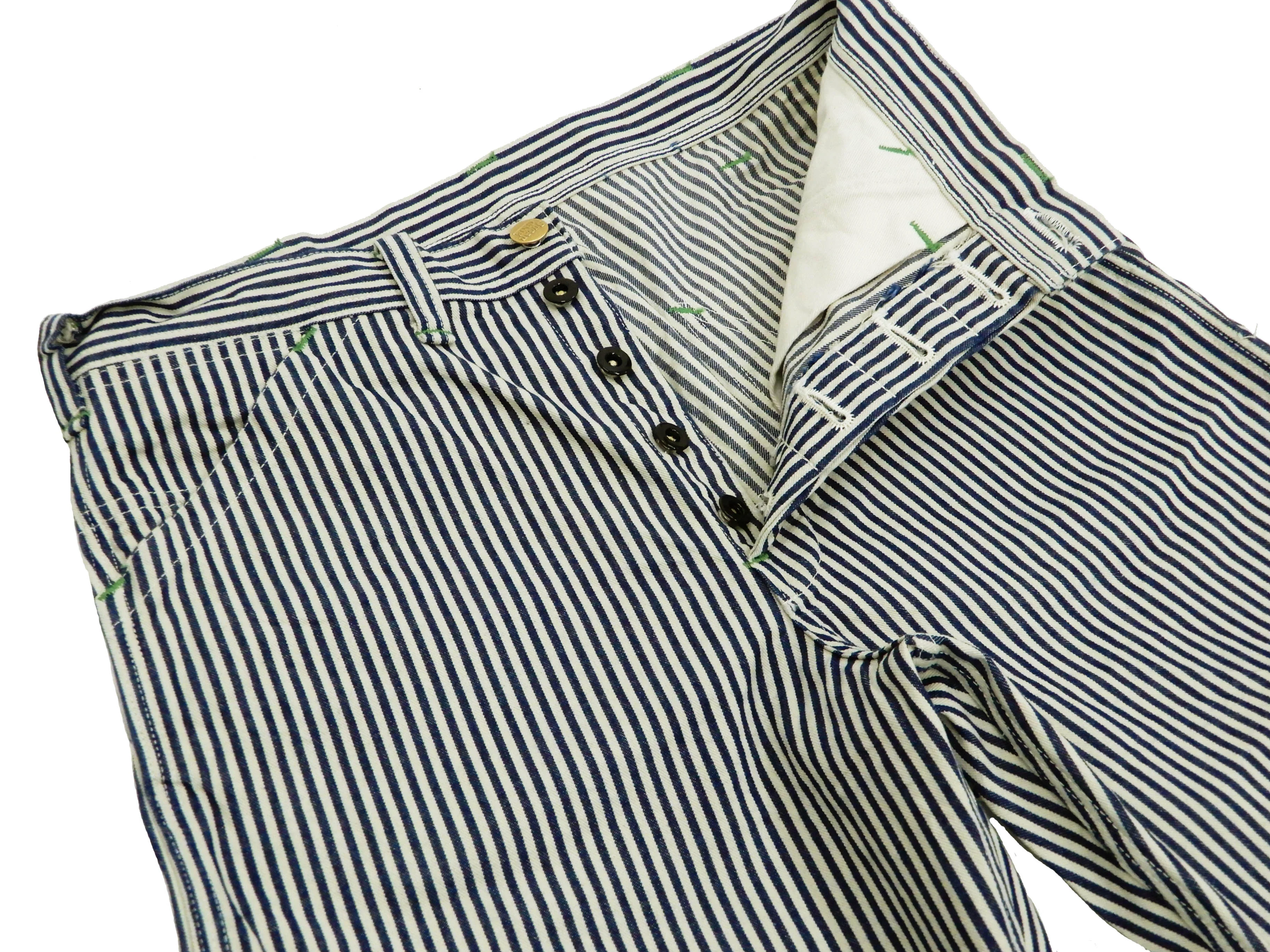 Sugar Cane Shorts Men's Casual Stylish 11 Oz. Hickory Stripe Painters Shorts SC51842 - Image 5