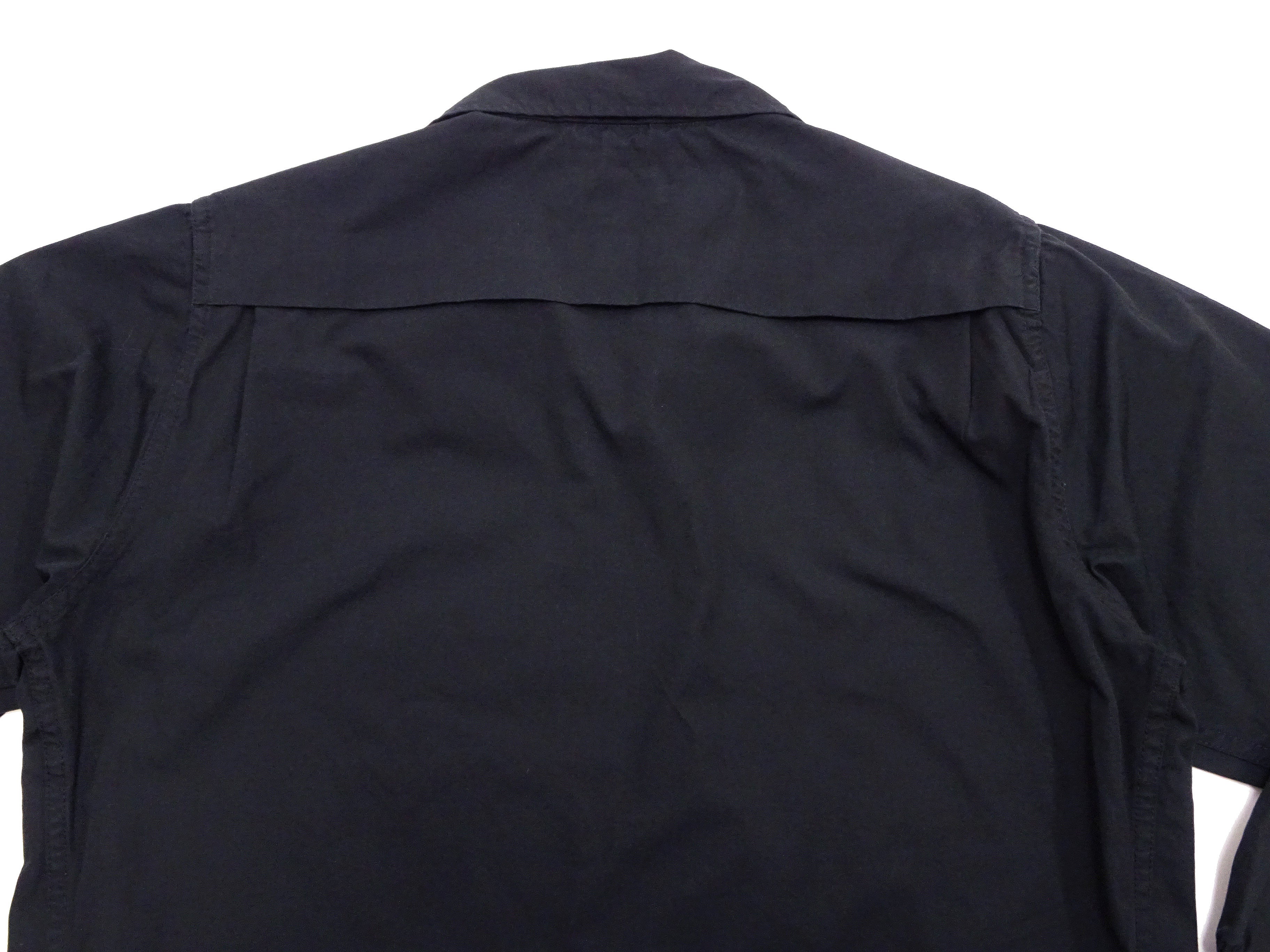 Sugar Cane Sports Jacket Men's Casual 1950s Style Lightweight Unlined Cotton Windbreaker SC15616 119 Black - Image 15