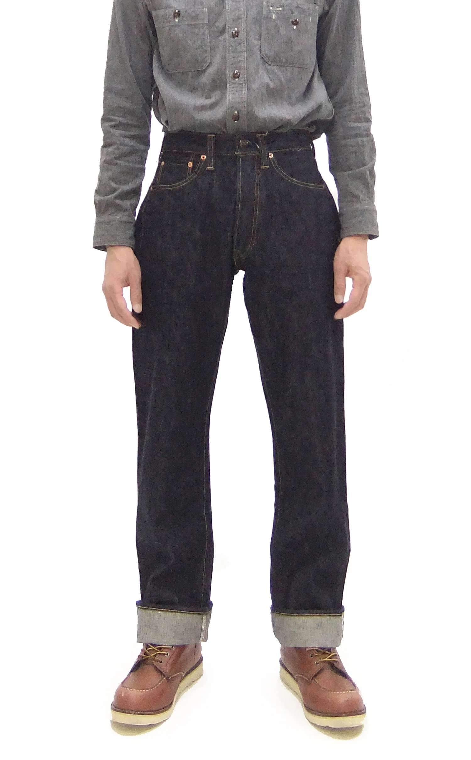 Sugar Cane Union Star Jeans SC40065 - Men's 14.25 oz. Selvedge Denim - Regular Straight Fit - Lot 065 One Wash