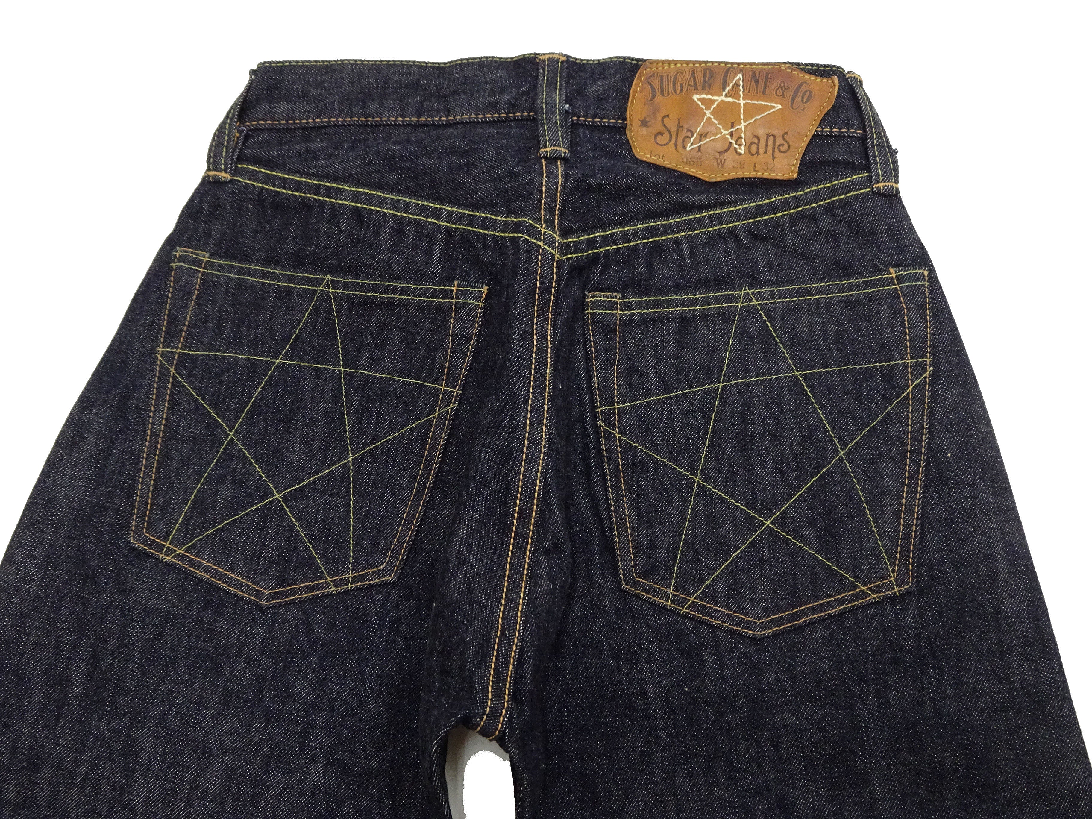Sugar Cane Union Star Jeans SC40065 - Men's 14.25 oz. Selvedge Denim - Regular Straight Fit - Lot 065 One Wash - Image 11