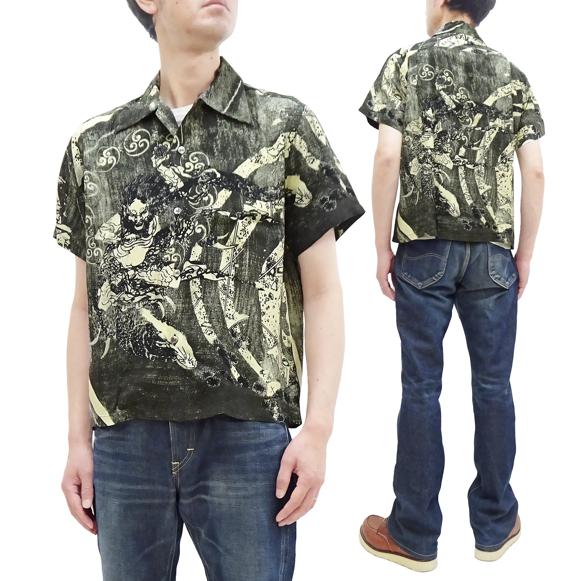 Sun Surf Hawaiian Shirt Men's Japanese Art Katsushika Hokusai Short Sleeve Aloha Shirt SS39133 119 Black - Image 5