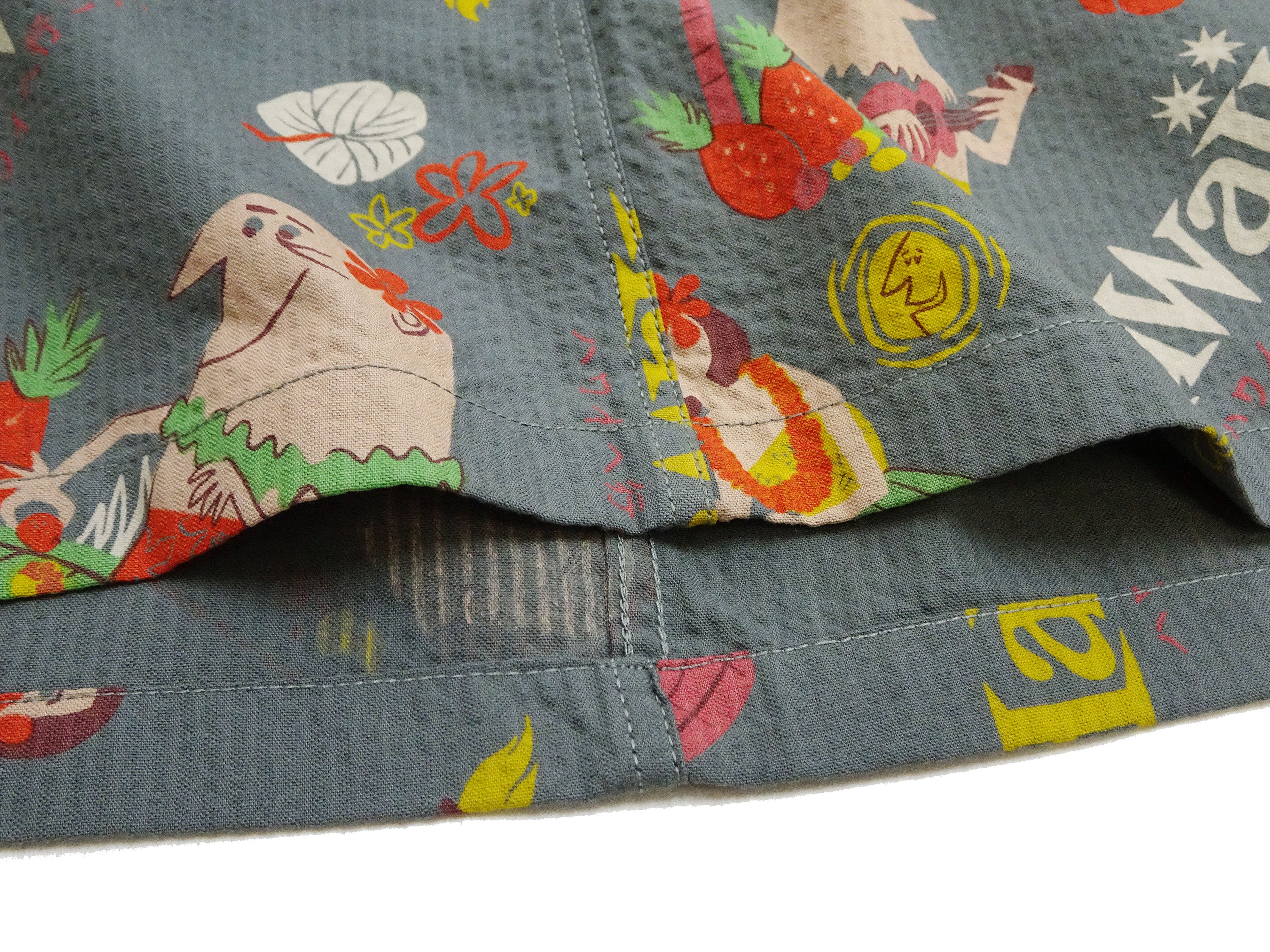 Sun Surf Men's Cotton Hawaiian Shirt - Uncle Torys Graphic Design - Short-Sleeve Aloha Shirt "TRIP TO HAWAII" SS39537 119 Faded-Black - Image 12