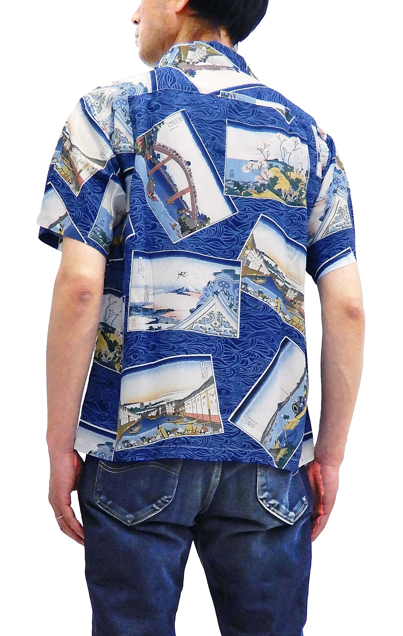 Sun Surf Men's Hawaiian Shirt Katsushika Hokusai Views Edo Short Sleeve Aloha Shirt SS38469 - Image 4