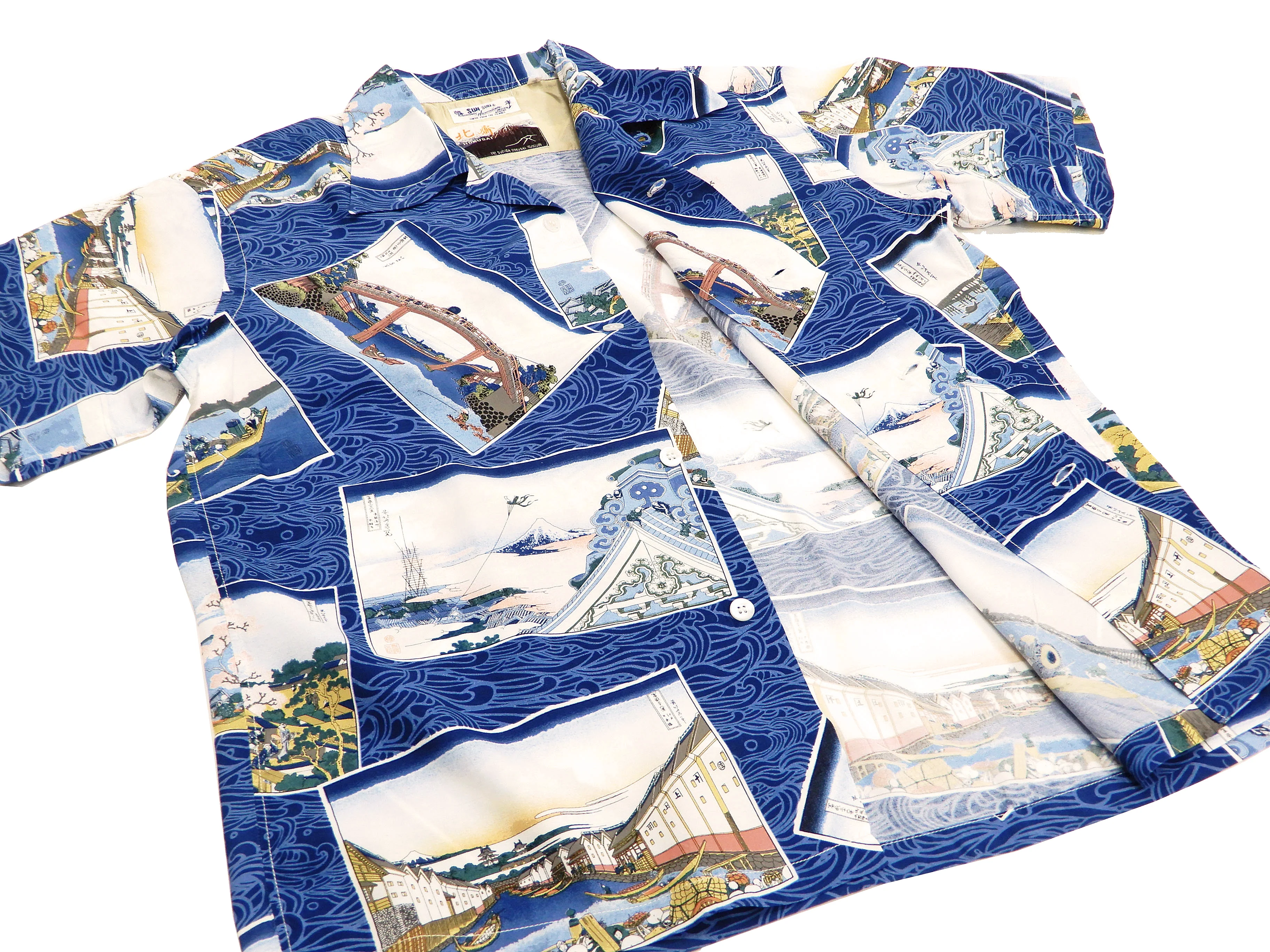 Sun Surf Men's Hawaiian Shirt Katsushika Hokusai Views Edo Short Sleeve Aloha Shirt SS38469 - Image 9