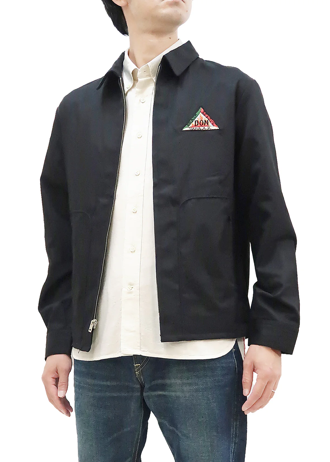 Tailor Toyo Jacket Men's US Military Embroidered Far East Okinawa Tour Souvenir Jacket TT15177 Black - Image 4