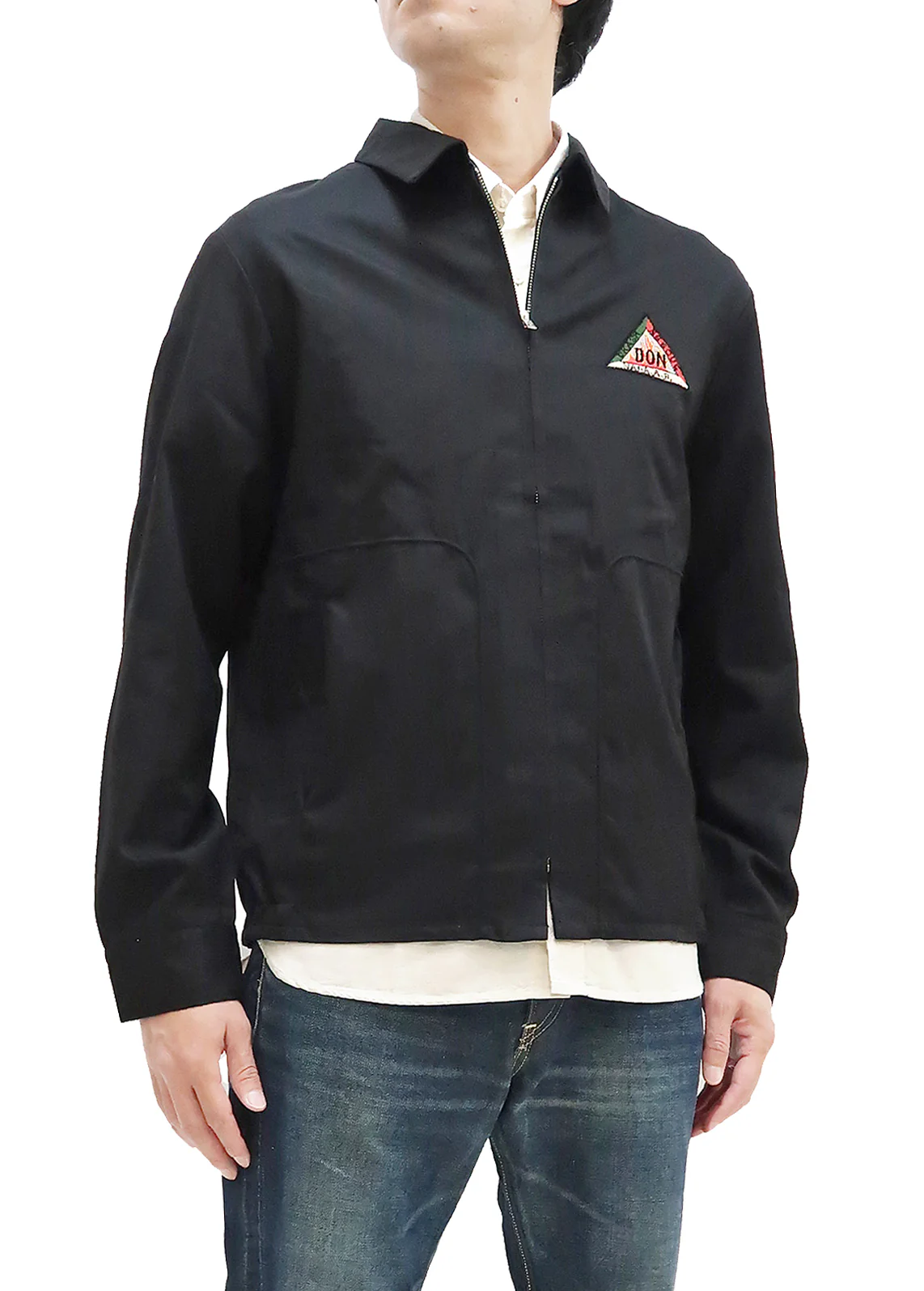 Tailor Toyo Jacket Men's US Military Embroidered Far East Okinawa Tour Souvenir Jacket TT15177 Black - Image 5