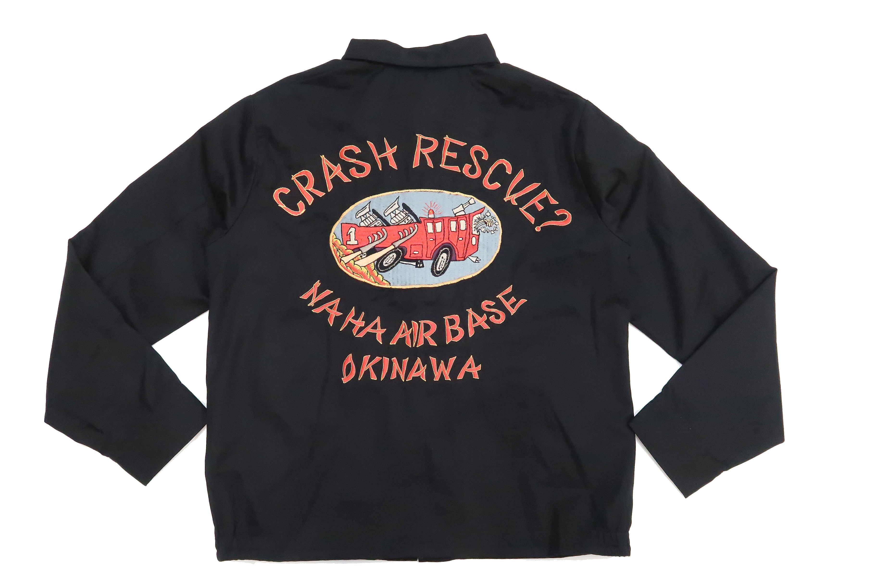 Tailor Toyo Jacket Men's US Military Embroidered Far East Okinawa Tour Souvenir Jacket TT15177 Black - Image 7
