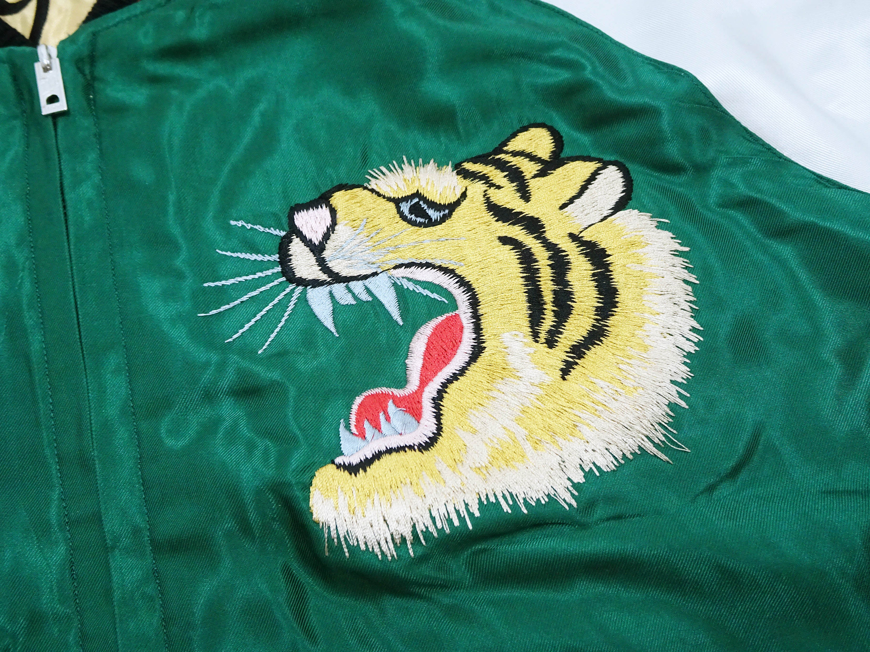 Tailor Toyo Sukajan TT15682 Men's Japanese Souvenir Jacket Roaring Tiger x Japan Map Embroidery TT15682-145 - Image 14