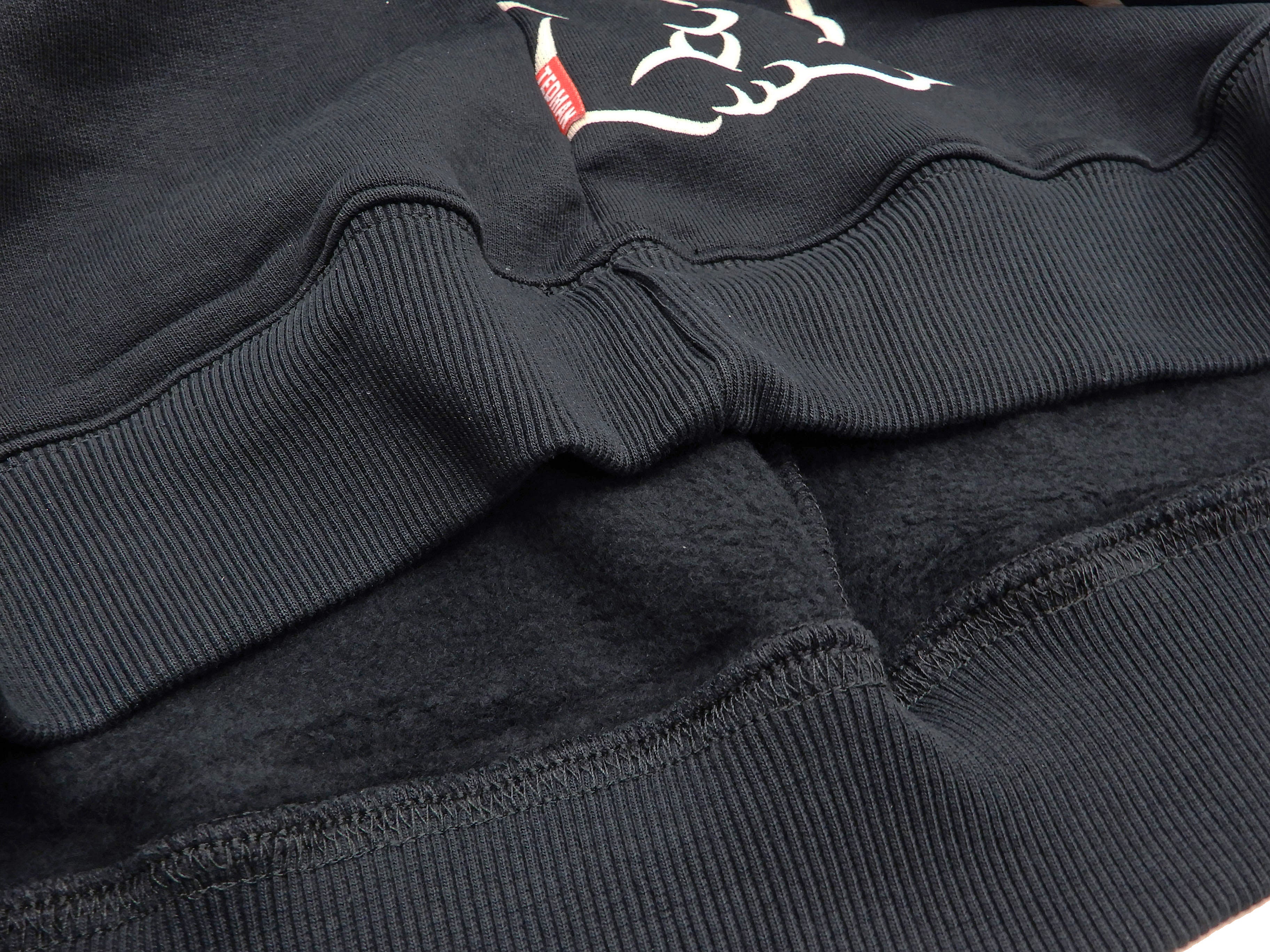 Tedman Pullover Hoodie Men's Lucky Devil Graphic Printed Hooded Sweatshirt TDPSP-101 Black - Image 10