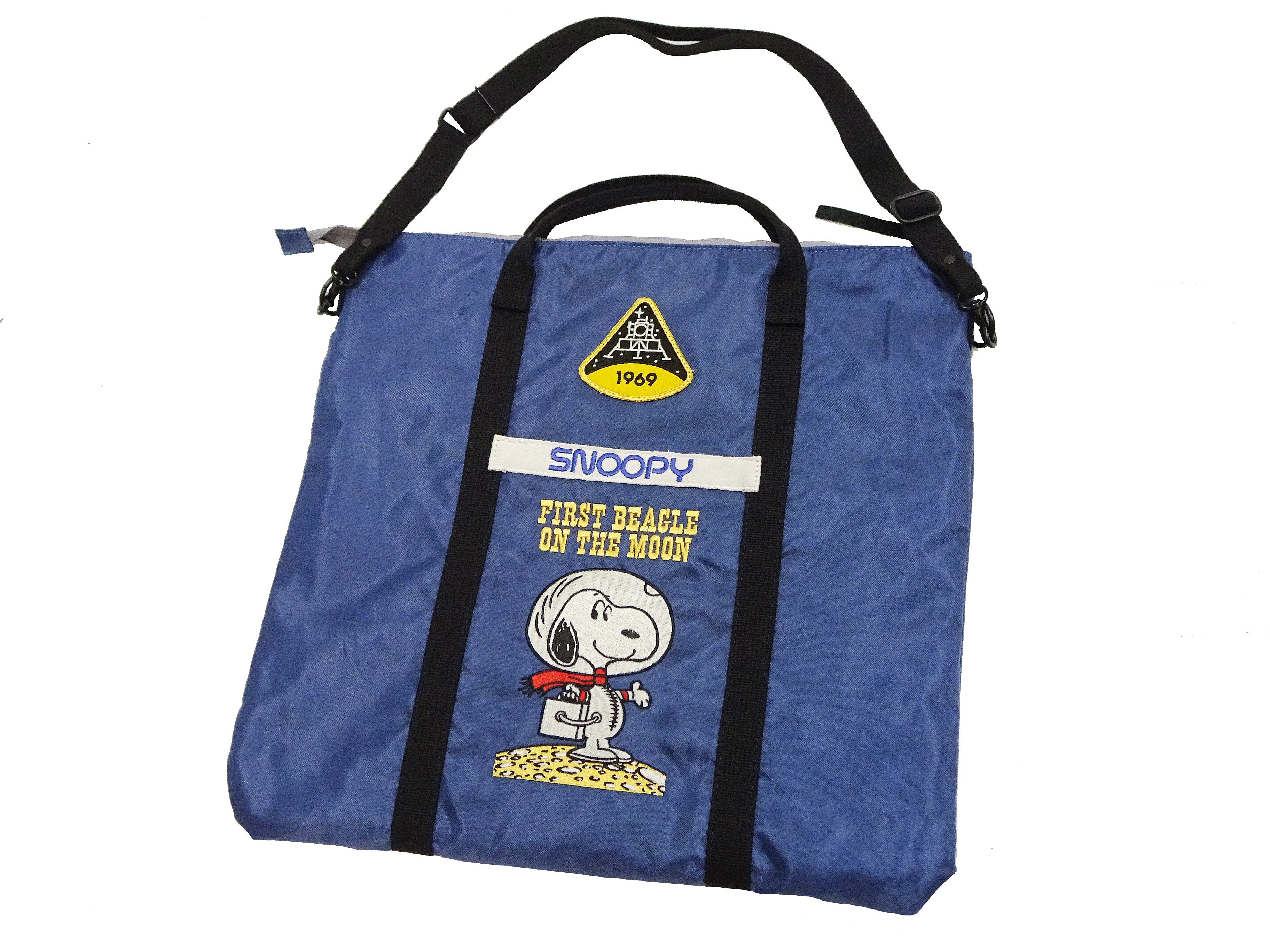 TOYS McCOY Bag Men's Casual Astronaut Snoopy Nylon Shoulder Bag Inspired by USAF Military Helmet Bag TMA2411 121 Dusty Blue - Image 15