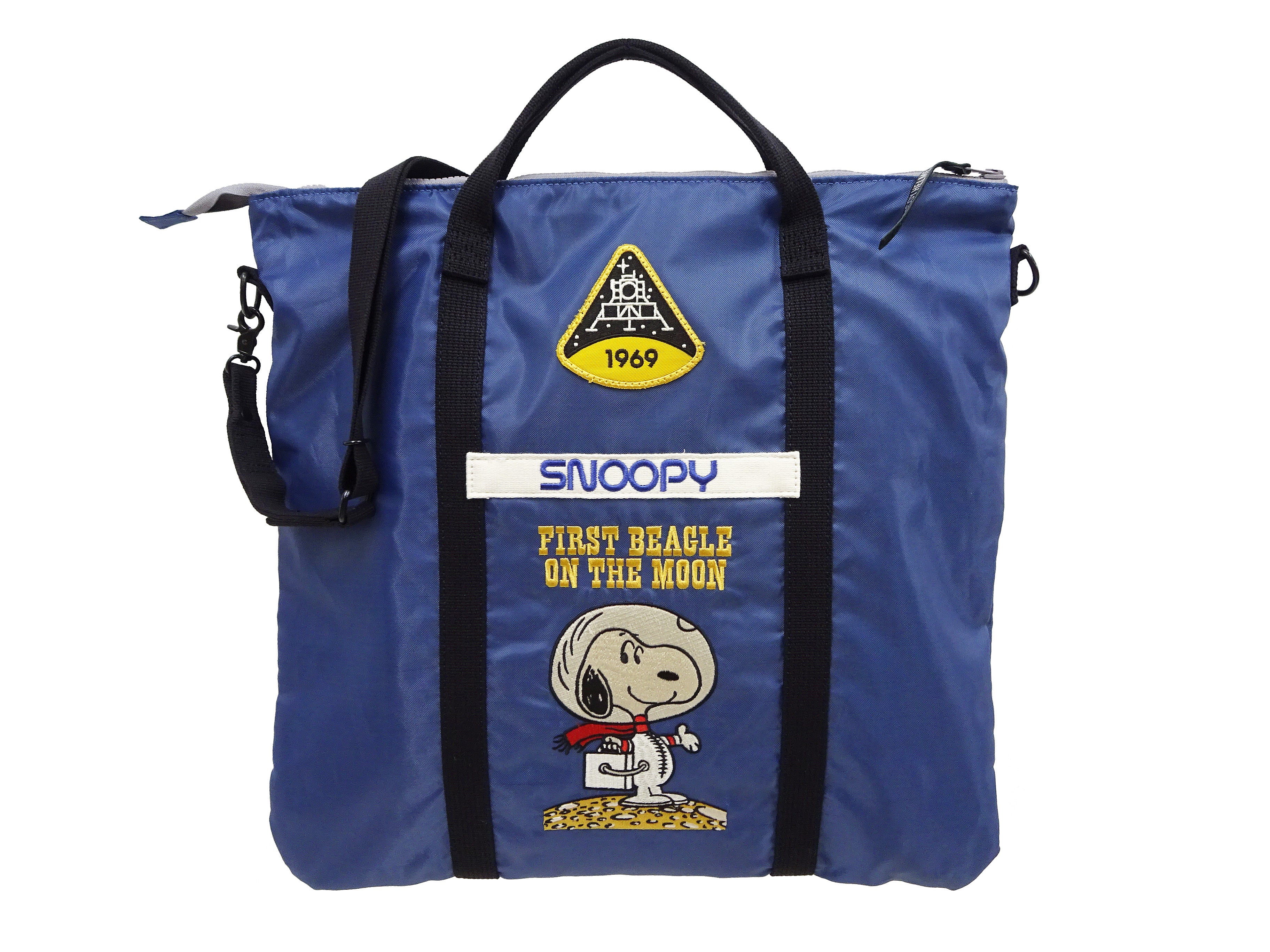 TOYS McCOY Bag Men's Casual Astronaut Snoopy Nylon Shoulder Bag Inspired by USAF Military Helmet Bag TMA2411 121 Dusty Blue - Image 4