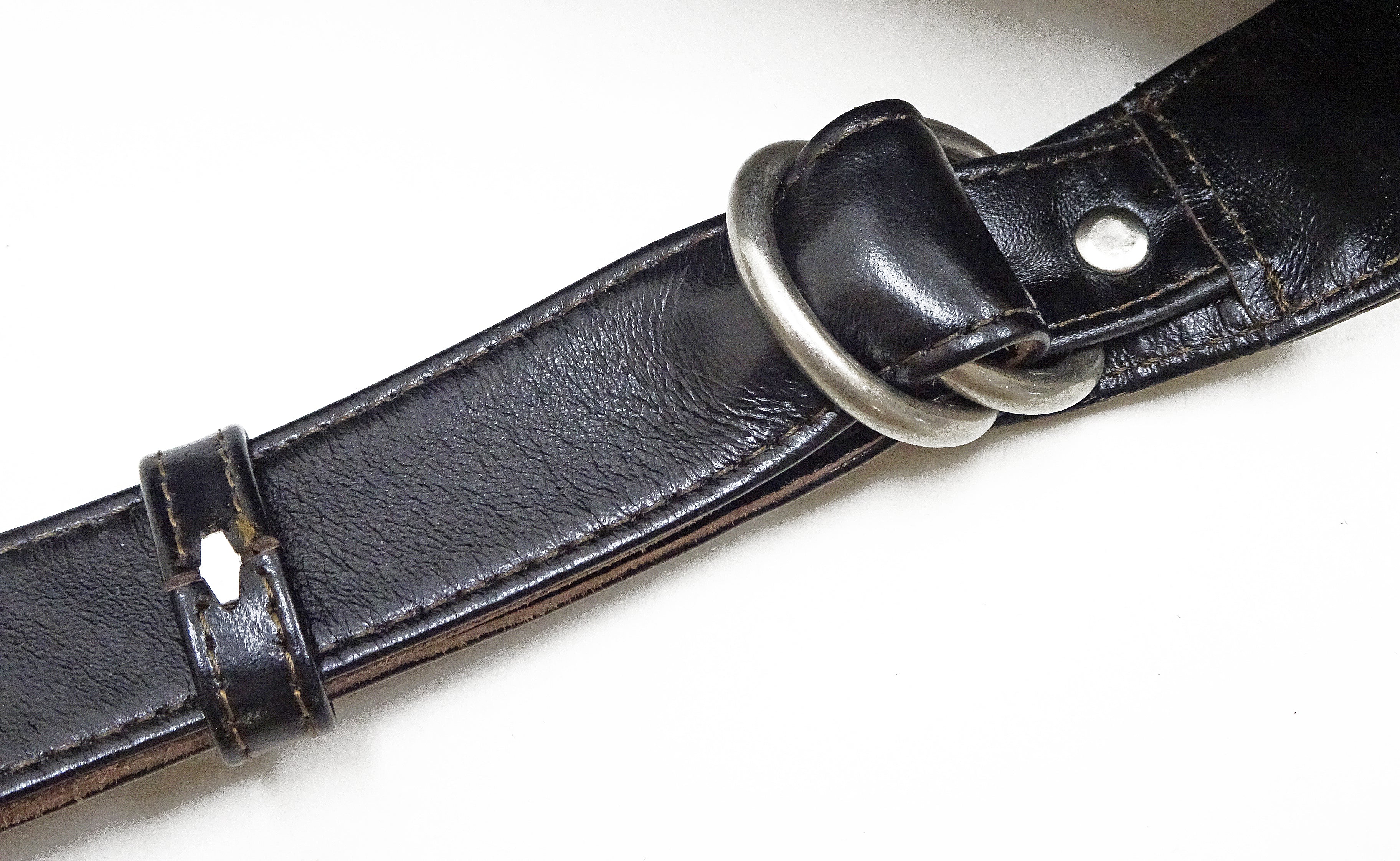 TOYS McCOY Bag Men's Casual Genuine Horsehide Quilted Leather Sling Bag Waist Pack TMA2421 Black 030 Black - Image 12