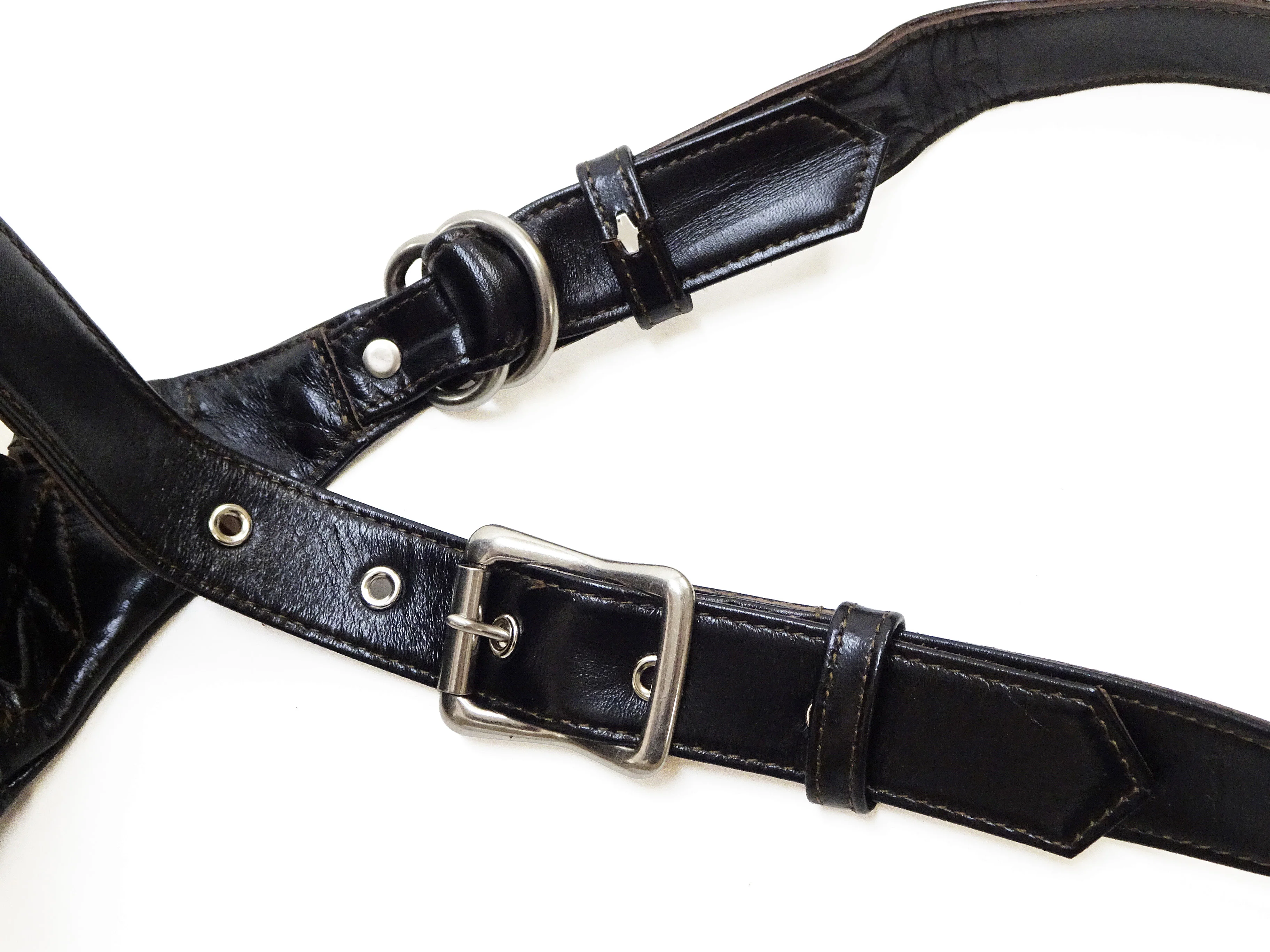 TOYS McCOY Bag Men's Casual Genuine Horsehide Quilted Leather Sling Bag Waist Pack TMA2422 030 Black - Image 18