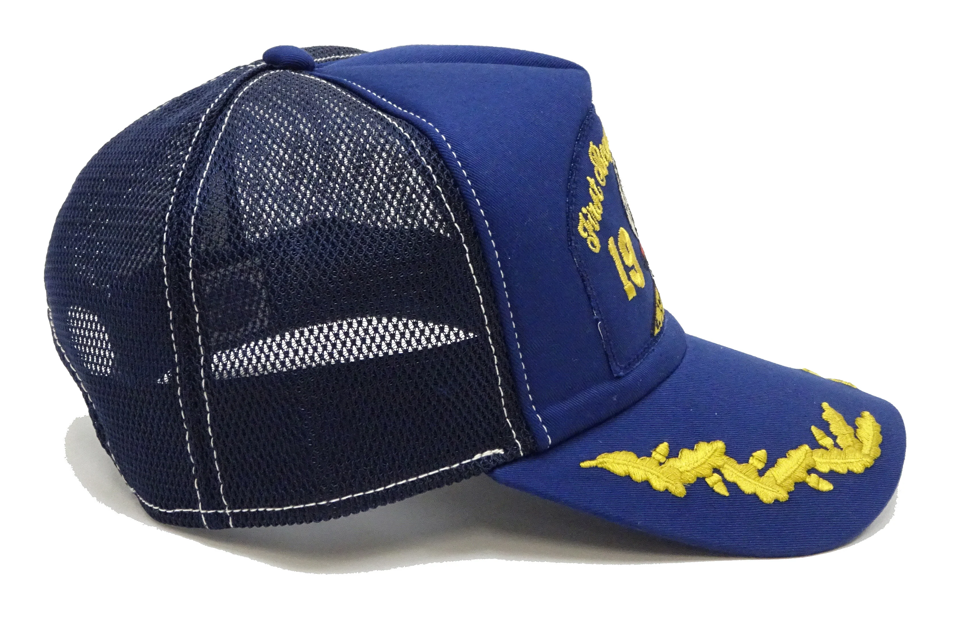 TOYS McCOY Cap Men's Casual 1969 Snoopy Astronaut Mesh Cap Mesh Back Baseball Hat TMA2403 Navy-Blue - Image 4