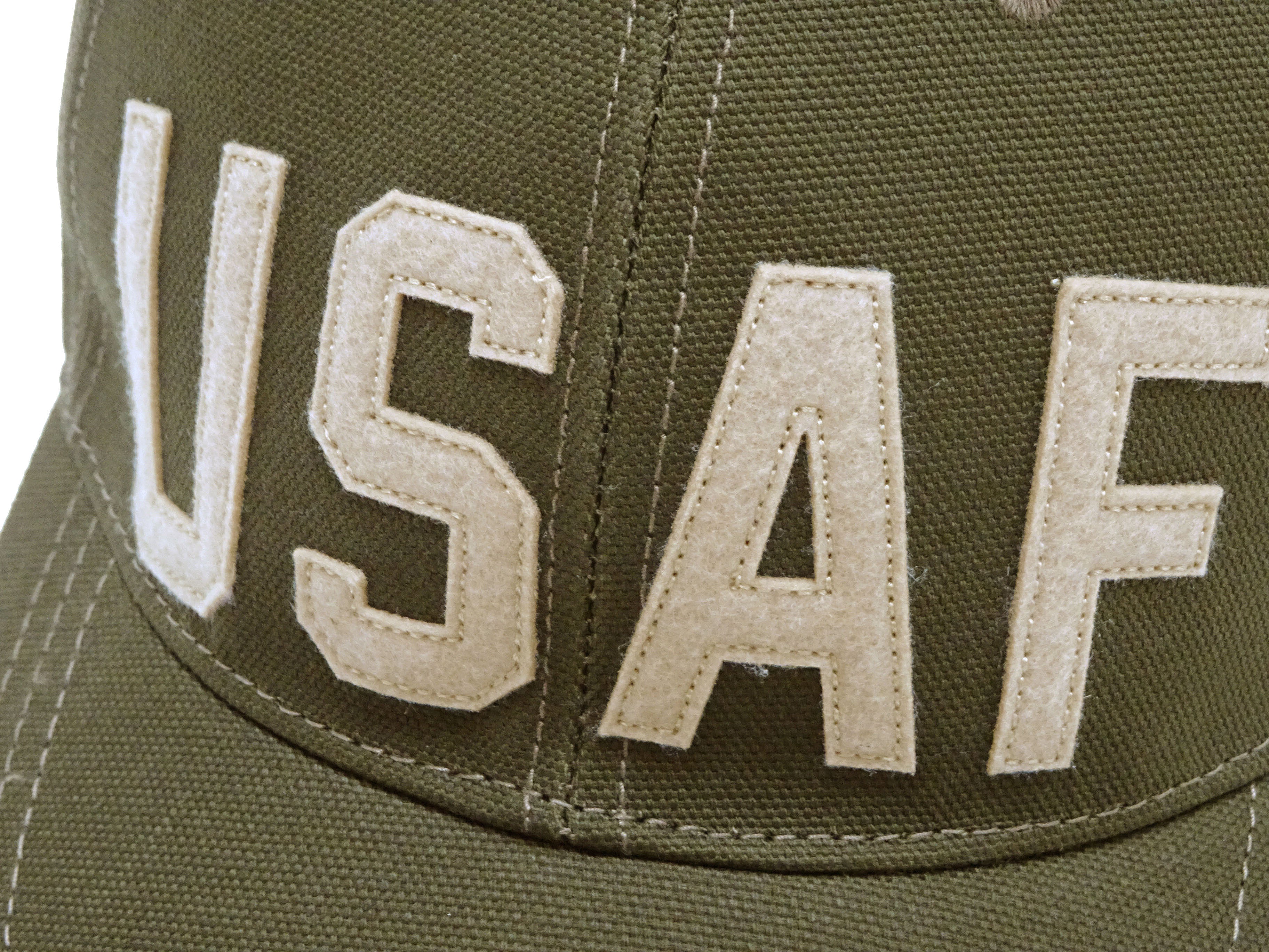 TOYS McCOY Cap Men's Casual USAF Military Patch Custom Cotton Oxford No-Mesh Baseball Cap TMA2412 Olive - Image 10