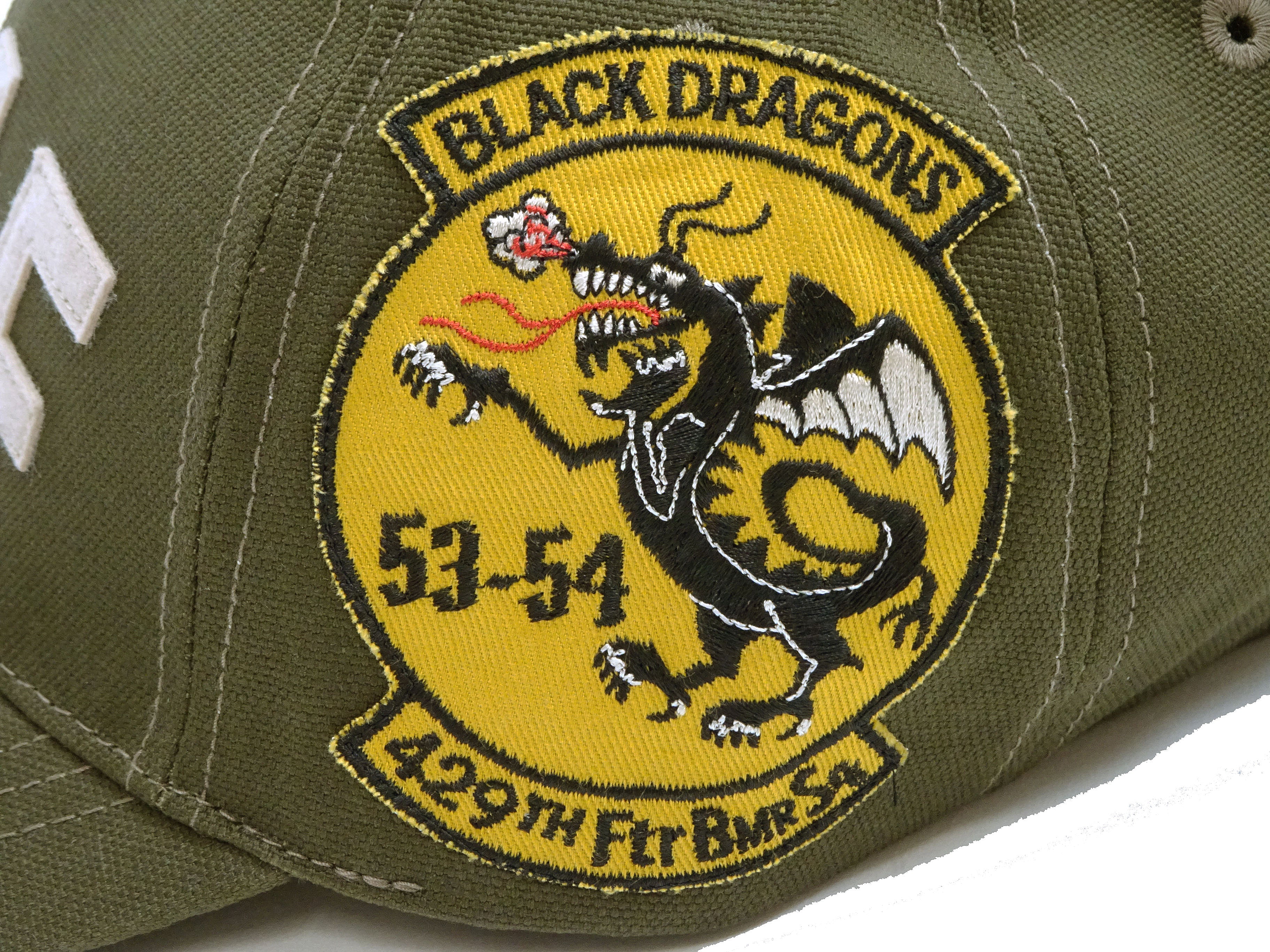 TOYS McCOY Cap Men's Casual USAF Military Patch Custom Cotton Oxford No-Mesh Baseball Cap TMA2412 Olive - Image 8