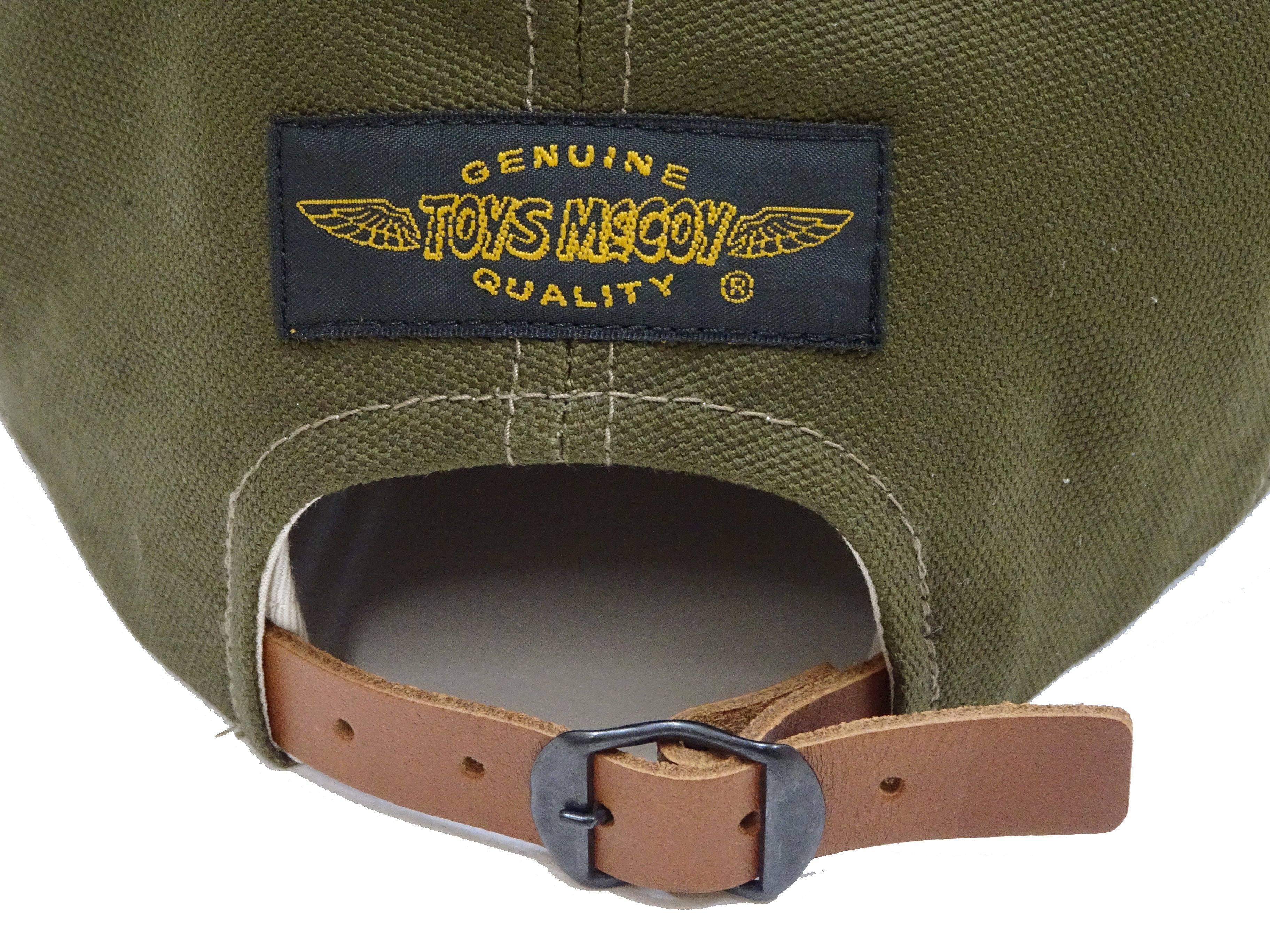 TOYS McCOY Cap Men's Casual USAF Military Patch Custom Cotton Oxford No-Mesh Baseball Cap TMA2412 Olive - Image 9