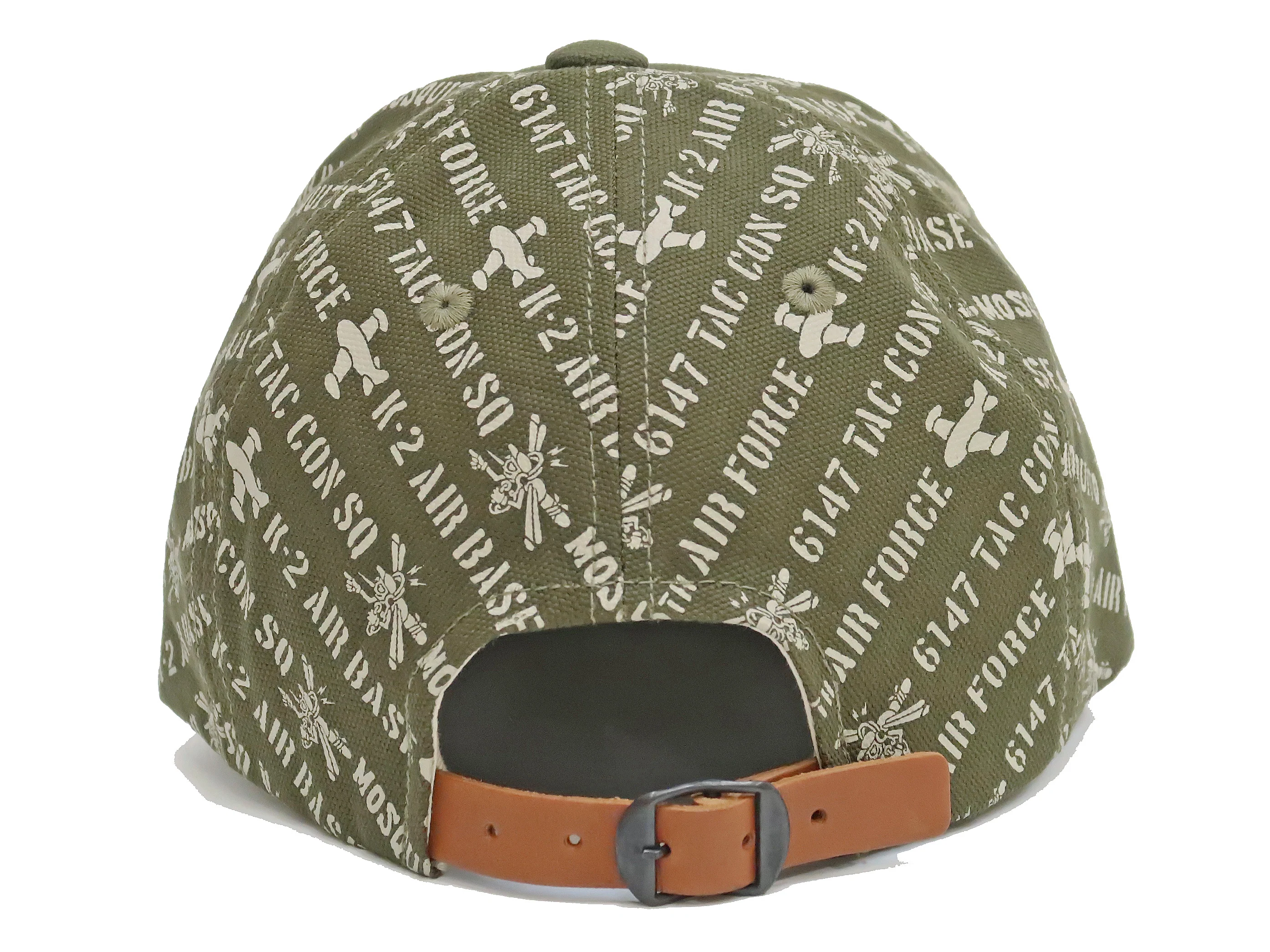 TOYS McCOY Cap Men's US Military Fifth Air Force Twill Cotton Hat TMA2214 Olive - Image 5