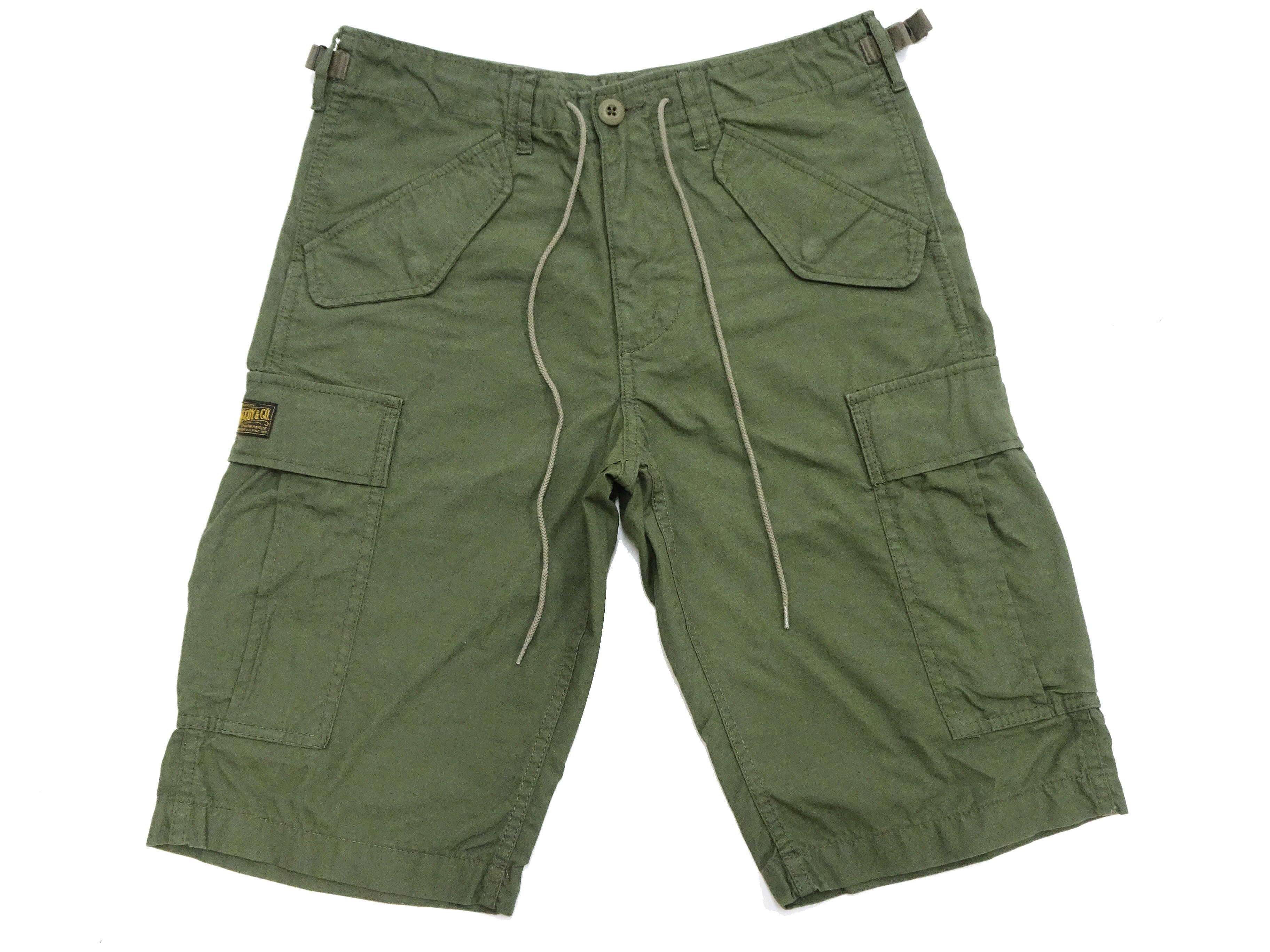 TOYS McCOY Cargo Shorts Men's Classic U.S. Army Fatigue-Inspired Casual Short Pants TMP1802 160 Olive - Image 7