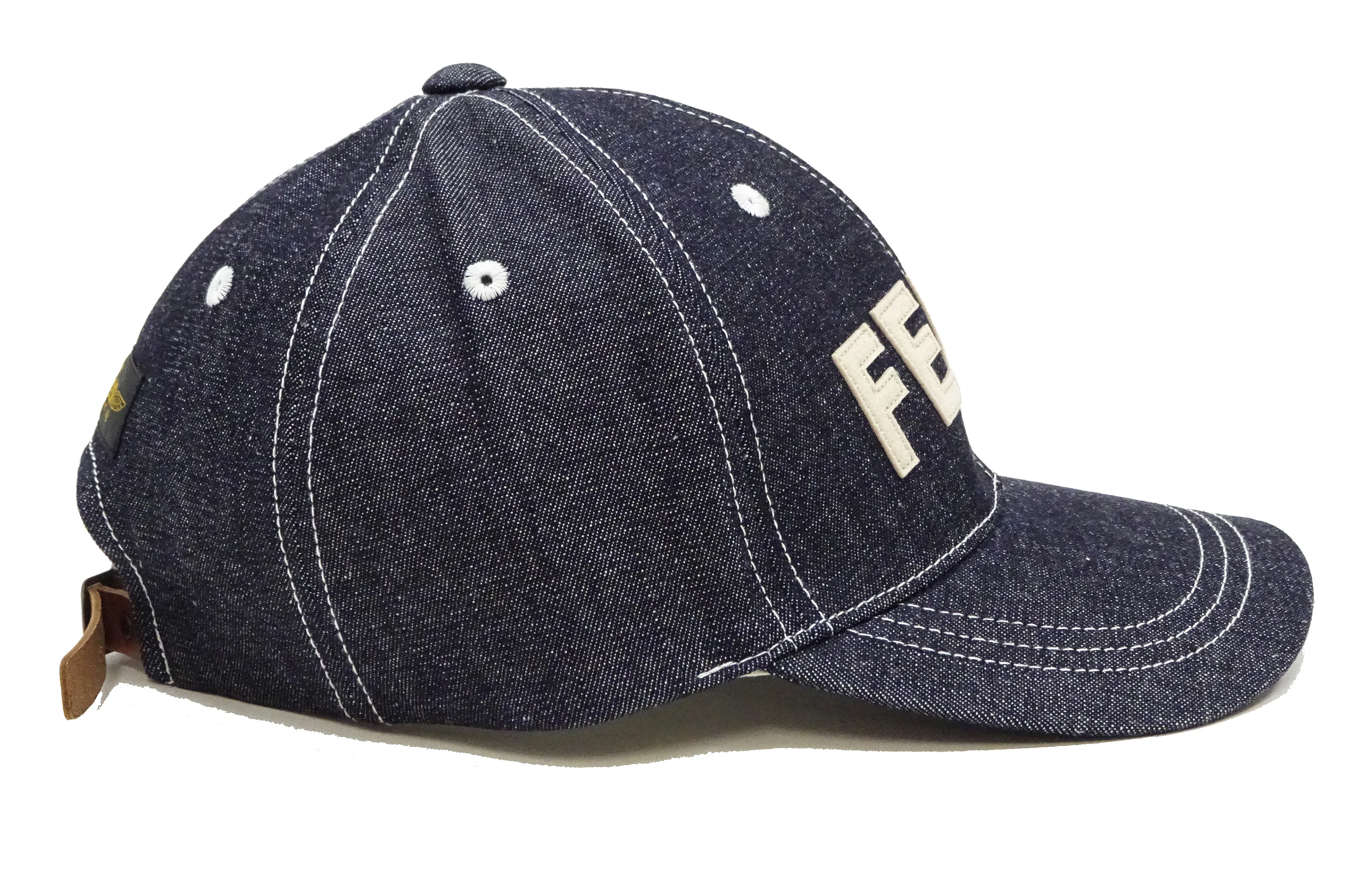 TOYS McCOY Denim Cap Men's Felix the Cat Denim Baseball Hat TMA2401 Deep Blue Indigo - Image 4