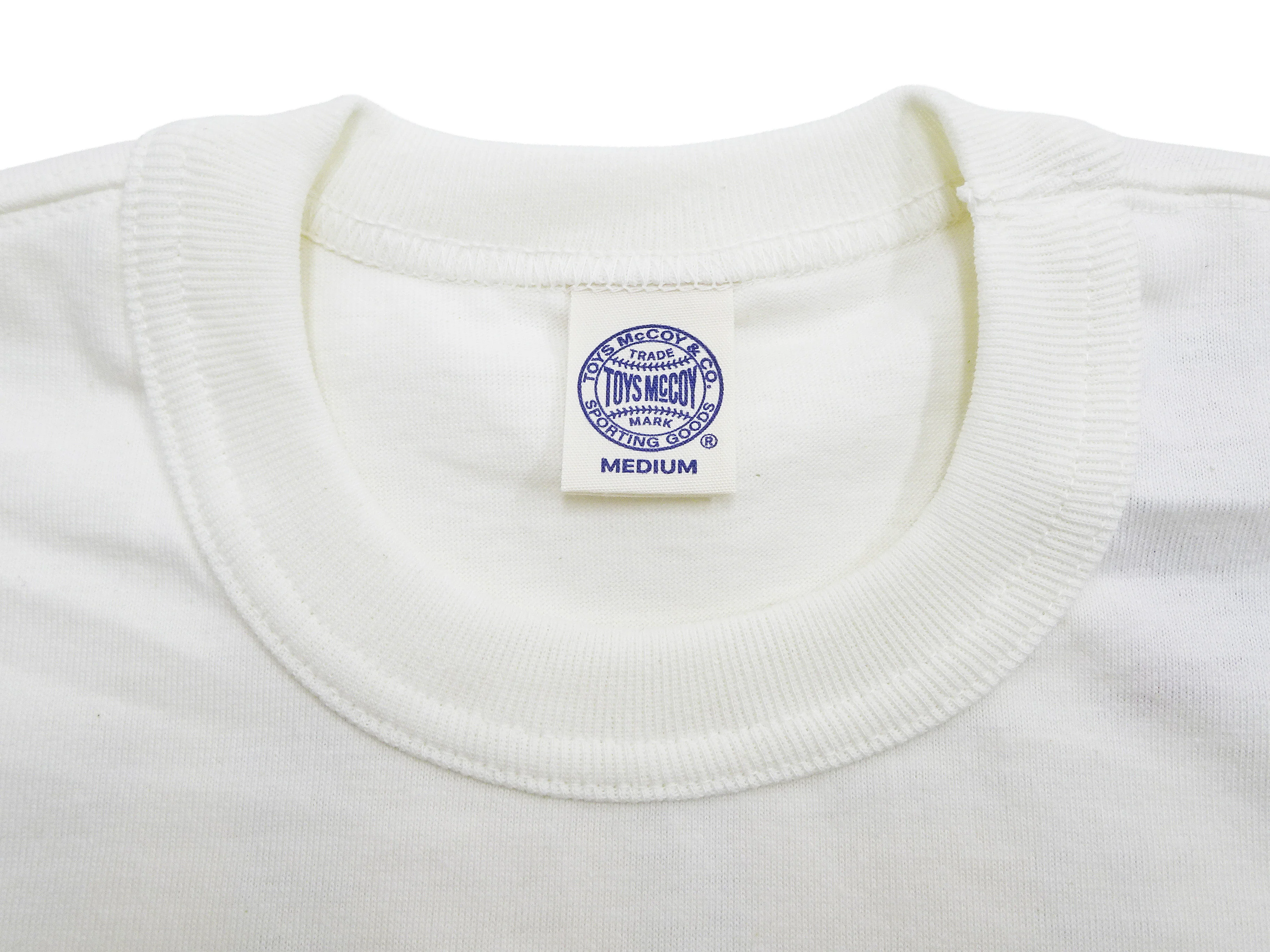 TOYS McCOY Felix the Cat "Rock & Roll" Short Sleeve Loopwheel Graphic T-Shirt - Made in Japan, Tubular Knit, Unwashed Finish (TMC2602 011 Off-White) - Image 8