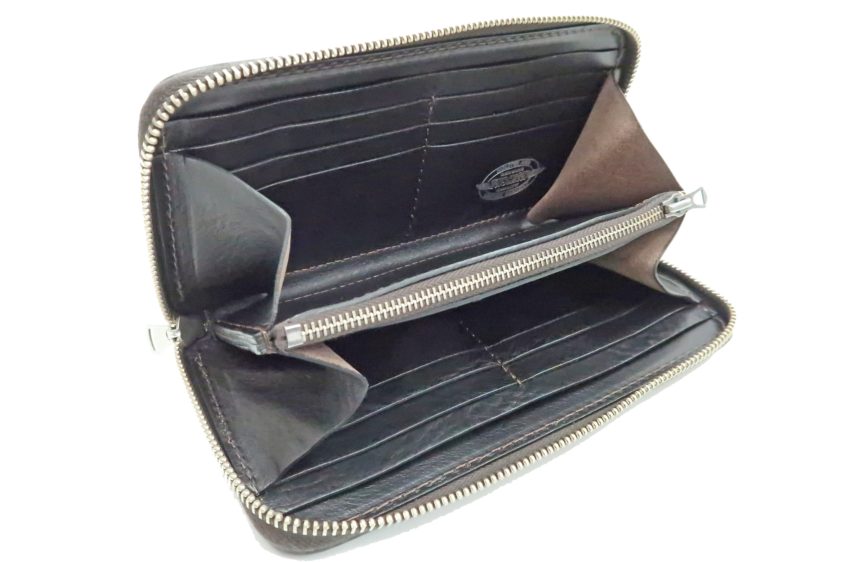 TOYS McCOY Leather Long Wallet Men's Casual The Wild One BRMC Skull Logo TMA2311 031 Black - Image 8