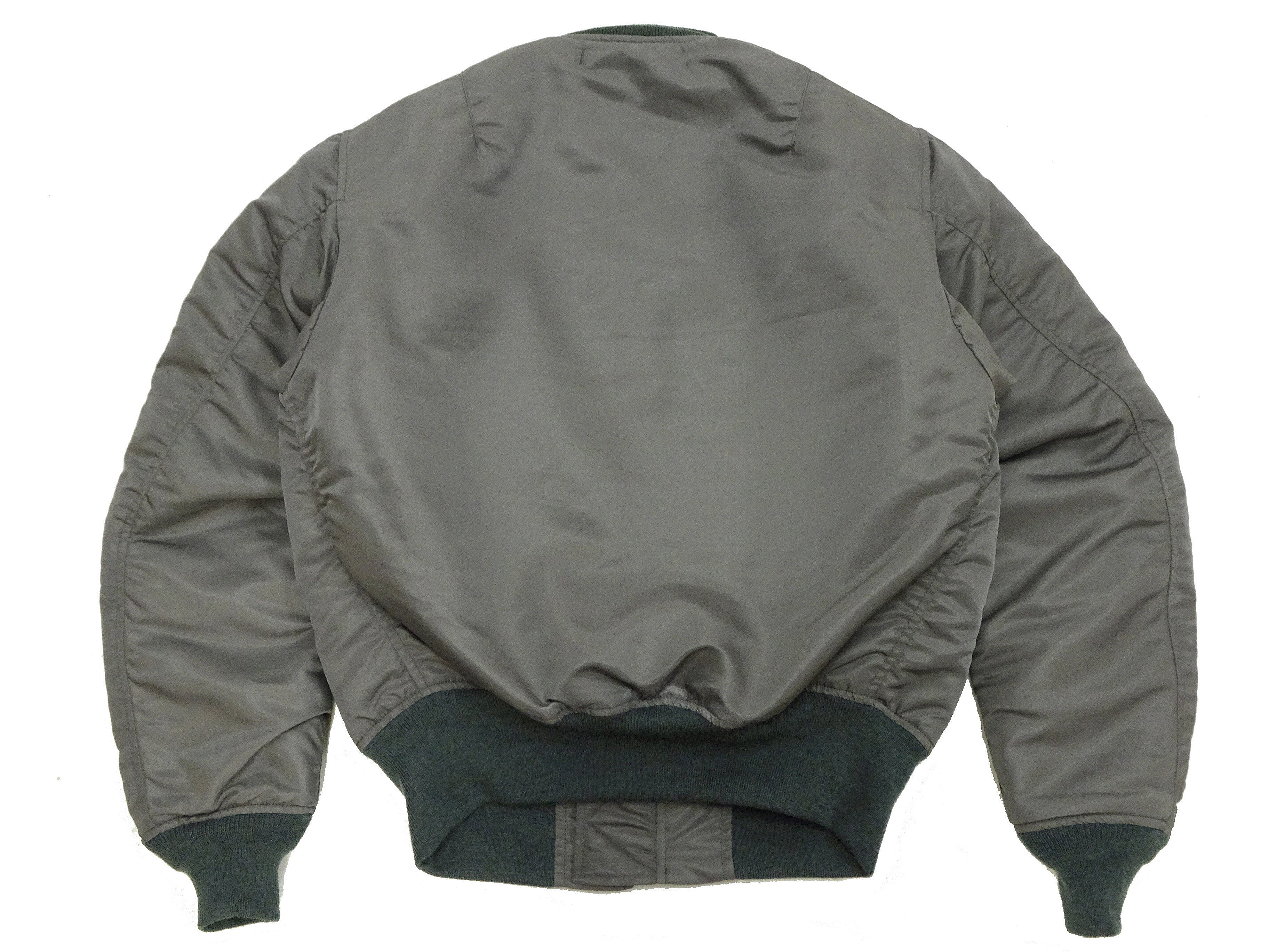 TOYS McCOY MA-1 Flight Jacket Men's Reproduction of Albert Turner MA1 Bomber Jacket TMJ2432 Sage-Gray - Image 17