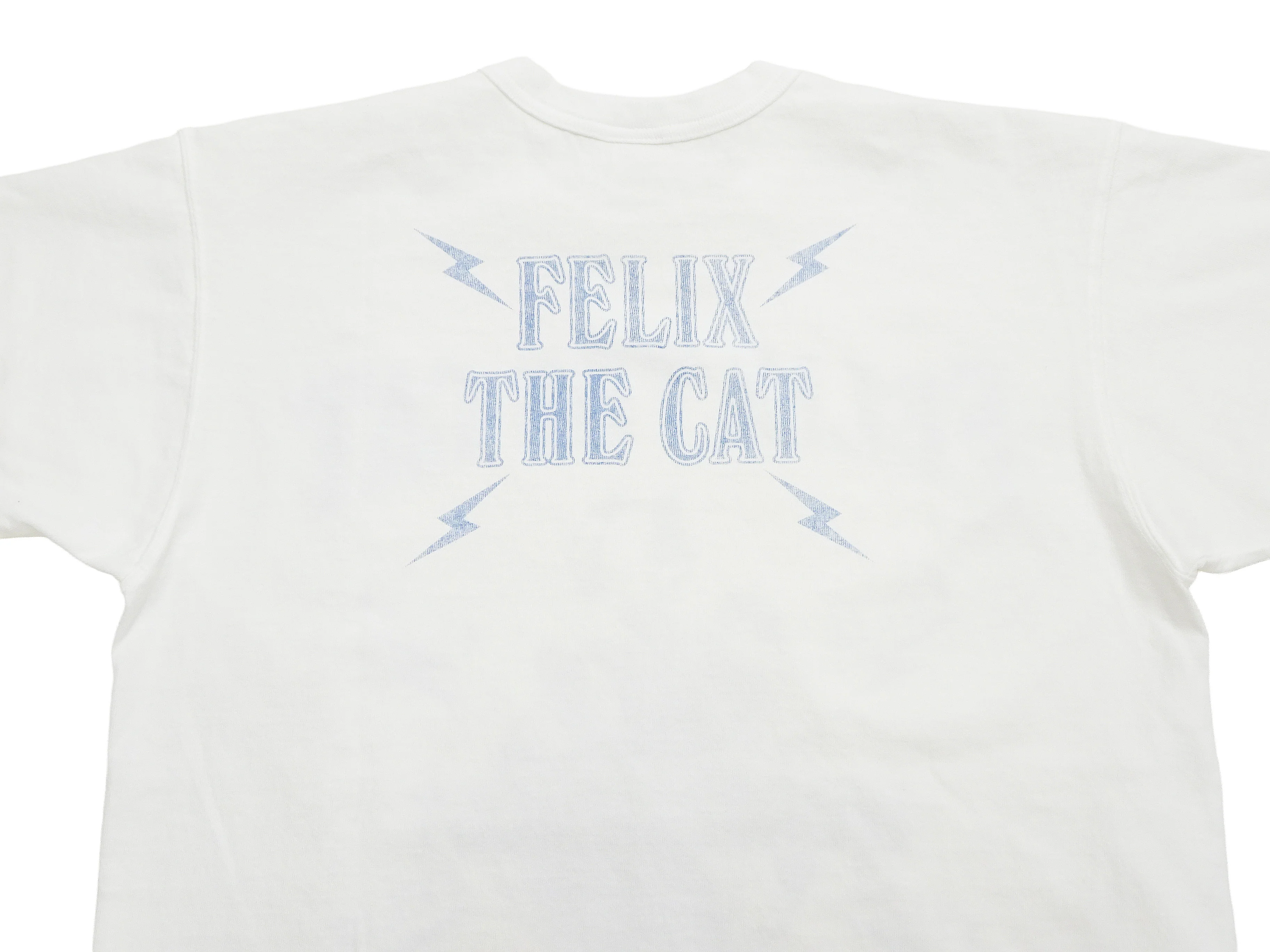 TOYS McCOY Men's Felix the Cat Short-Sleeve Graphic T-Shirt, Garment-Dyed Loopwheel Tubular Tee, Made in Japan (TMC2603 011 Aged Off White) - Image 11