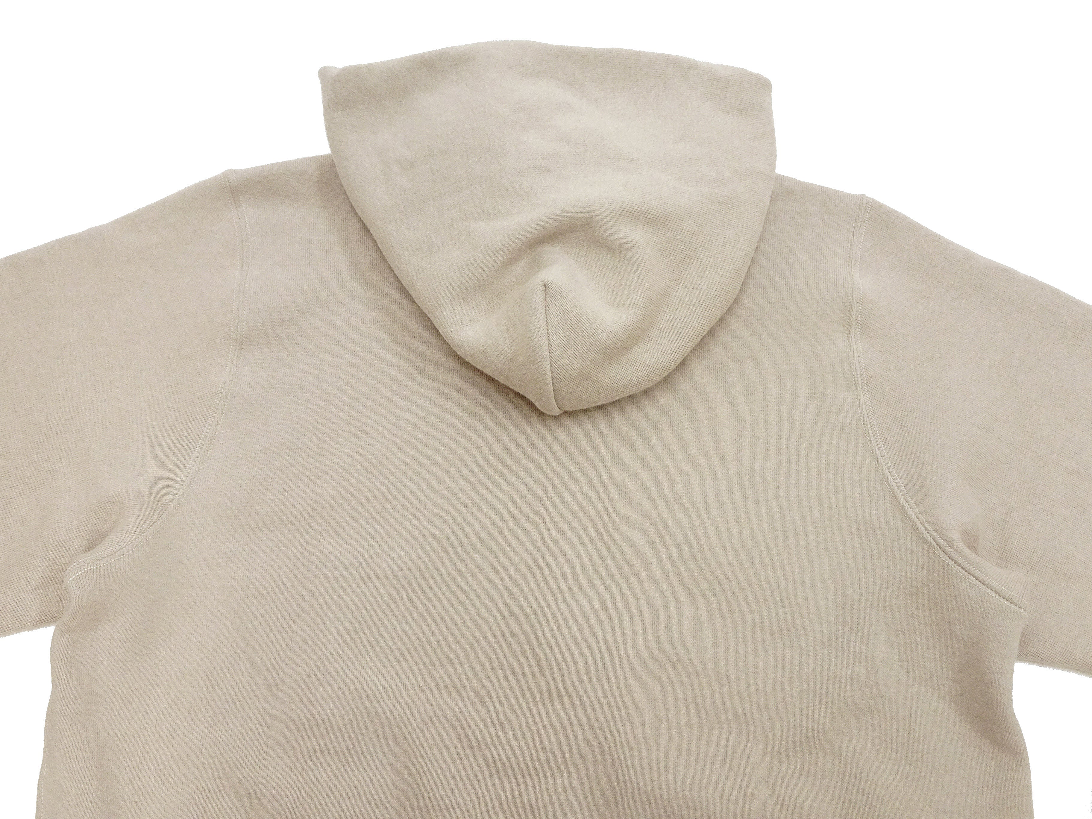 TOYS McCOY Men's Heavyweight Full Zip Hoodie - Vintage-Style Zip-Up Solid Hooded Sweatshirt TMC2567 040 Sand-Beige - Image 15