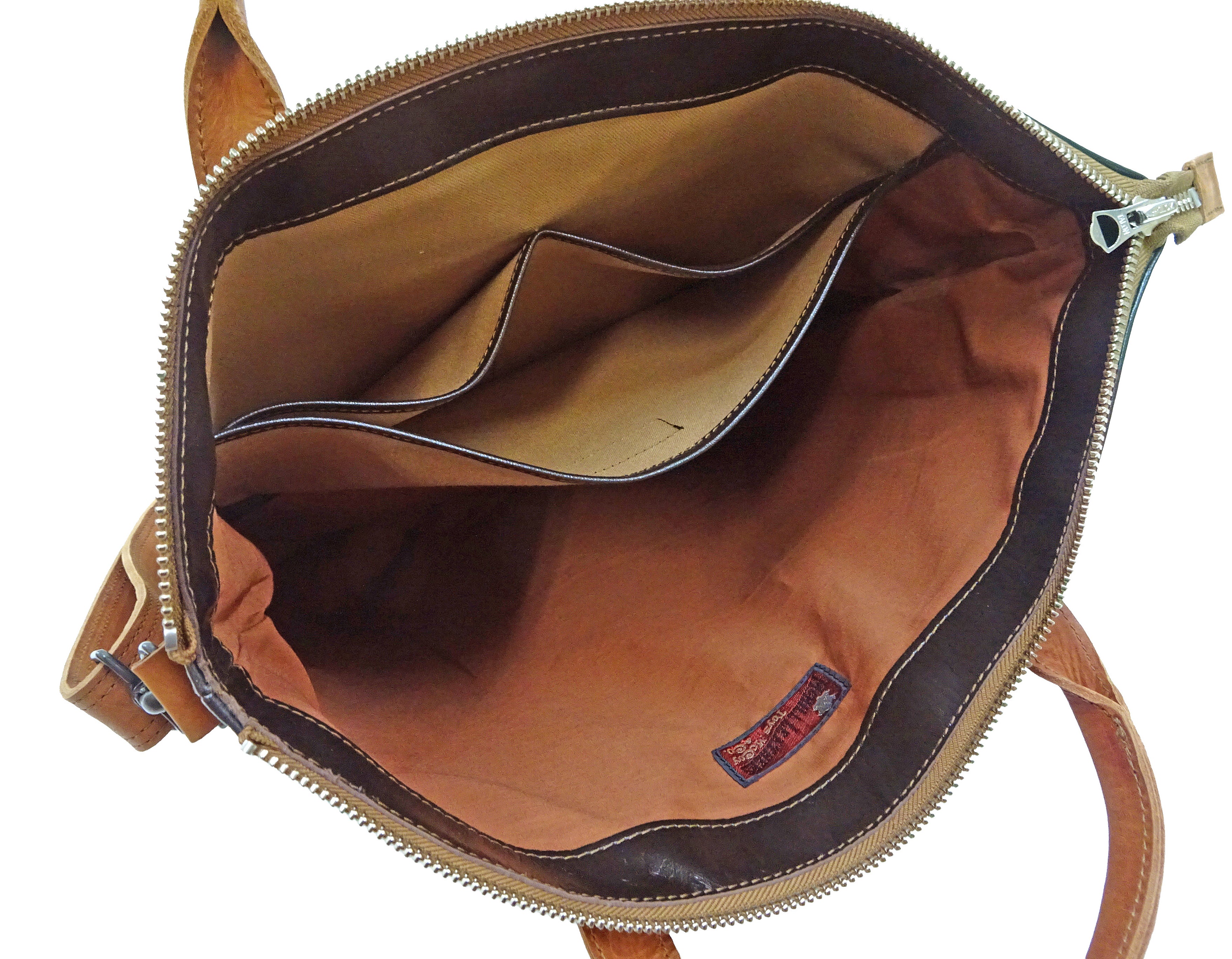 TOYS McCOY Men's Horsehide Leather Shoulder Bag - Inspired by Steve McQueen in The Great Escape - Made in Japan (TMA2521, 051 Dark Seal Brown) - Image 13
