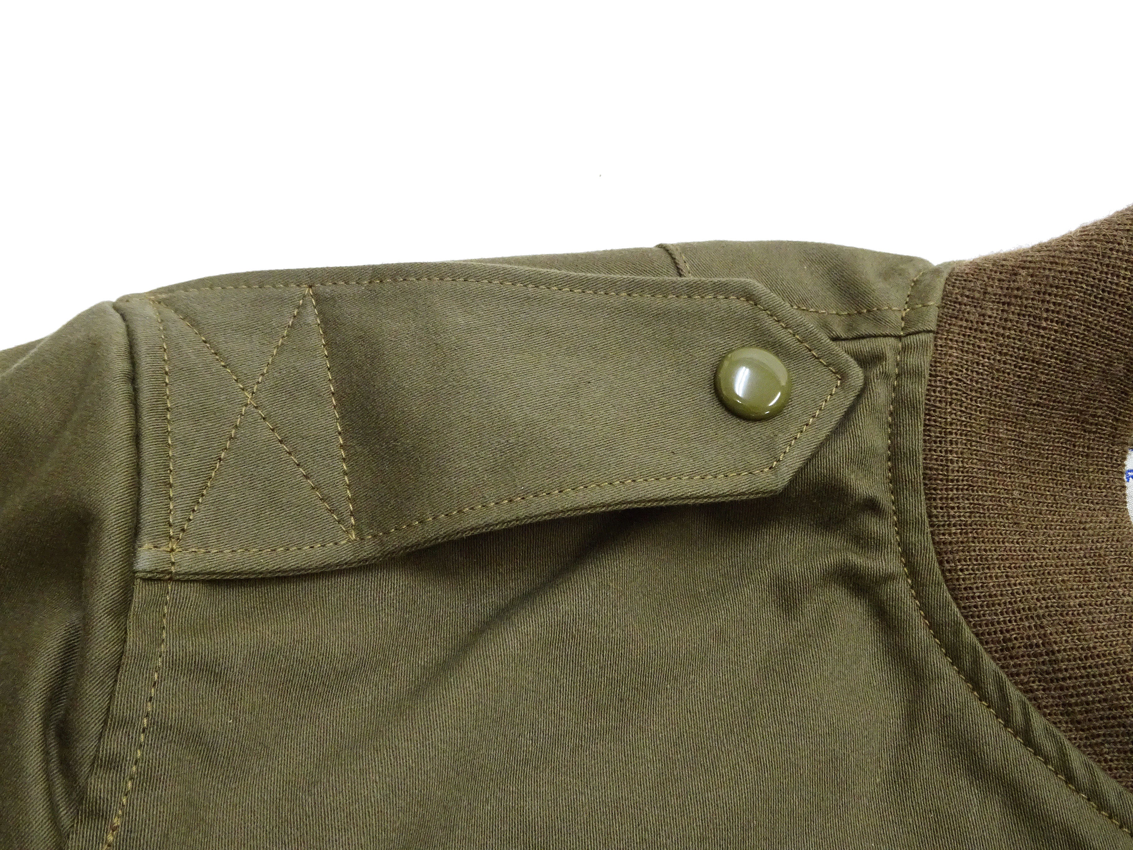 TOYS McCOY Men's L-2 Flight Jacket Personal Equipment Laboratory Test Sample Cotton Twill Model Made in Japan (TMJ2607 160 Olive) - Image 13