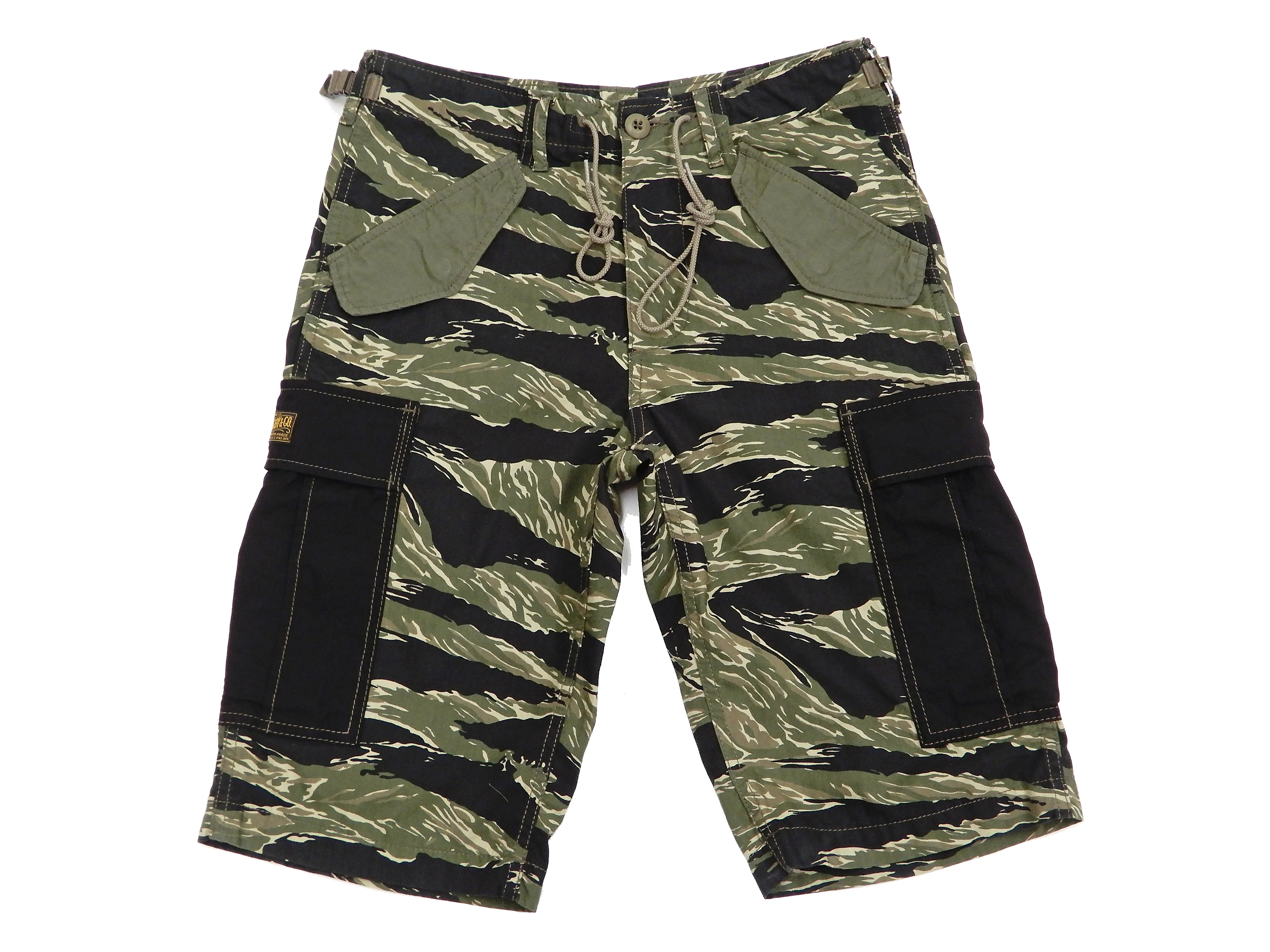 TOYS McCOY Men's Military Cargo Shorts Tiger Stripe Camouflage Pattern TMP1902 - Image 6