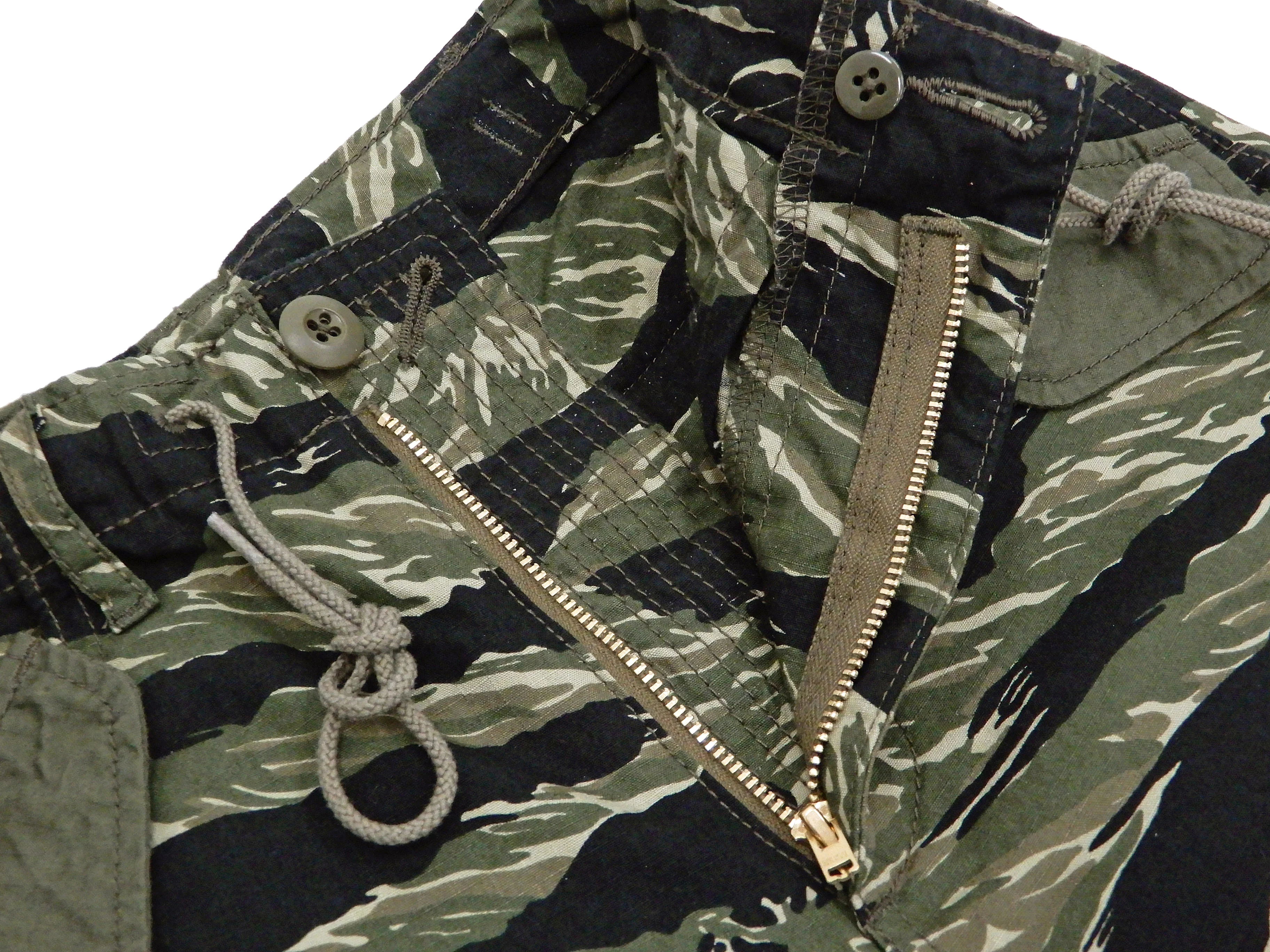 TOYS McCOY Men's Military Cargo Shorts Tiger Stripe Camouflage Pattern TMP1902 - Image 8
