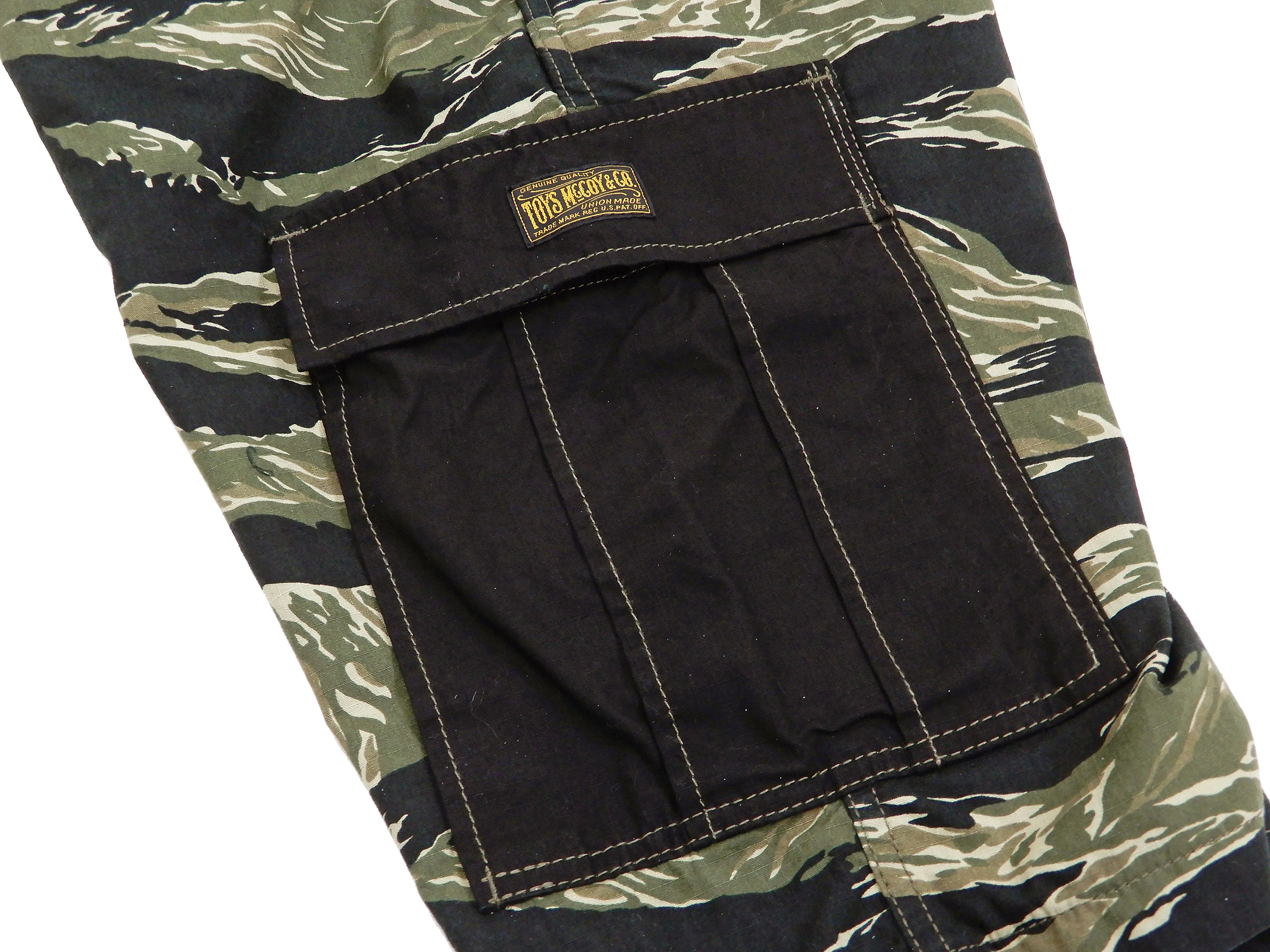 TOYS McCOY Men's Military Cargo Shorts Tiger Stripe Camouflage Pattern TMP1902 - Image 9