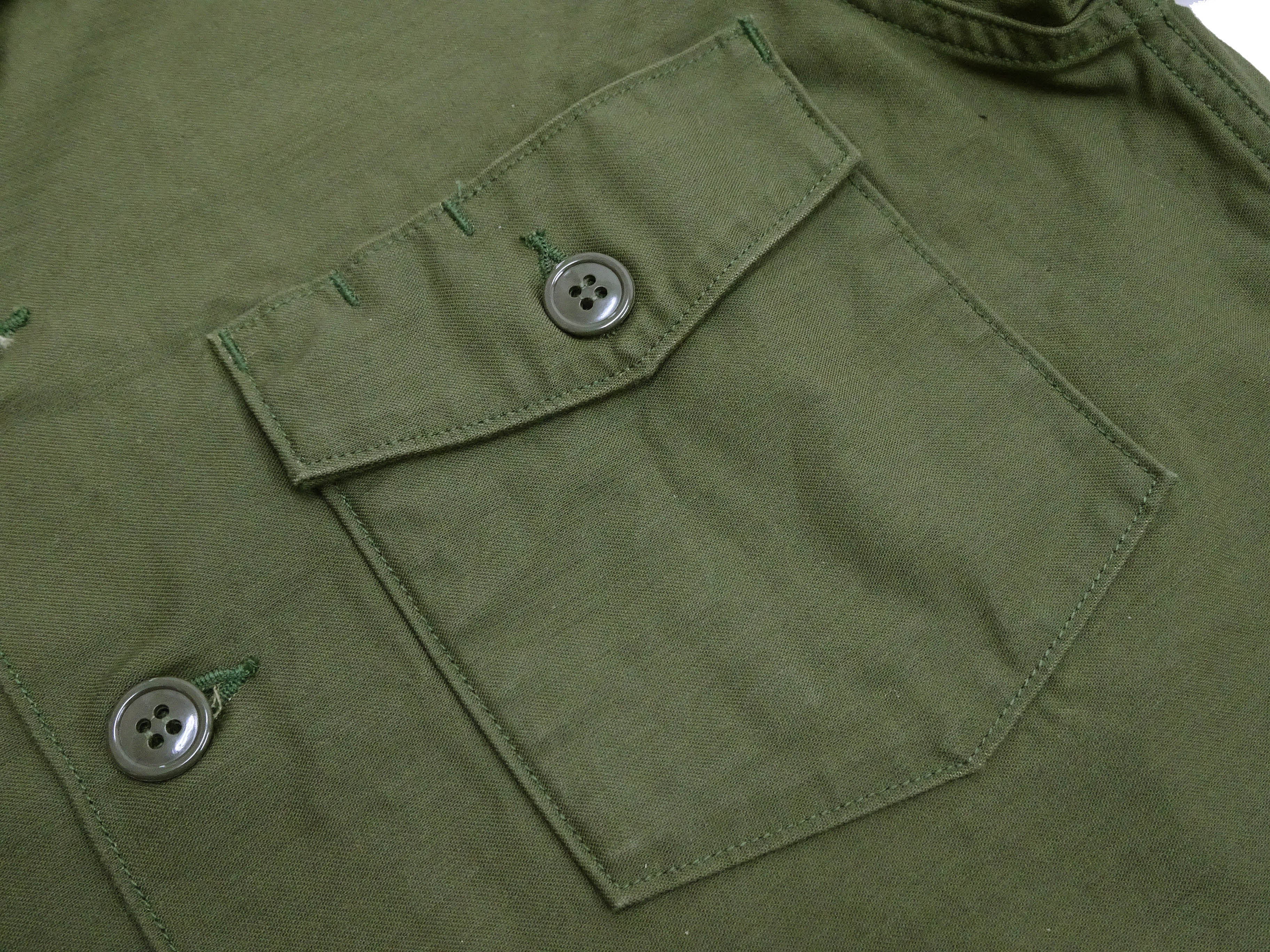 TOYS McCOY Men's Short-Sleeve Shirt - Reproduction of the U.S. Army OG-107 Utility Shirt (Modified Short-Sleeve Version) TMS2505 Olive - Image 9