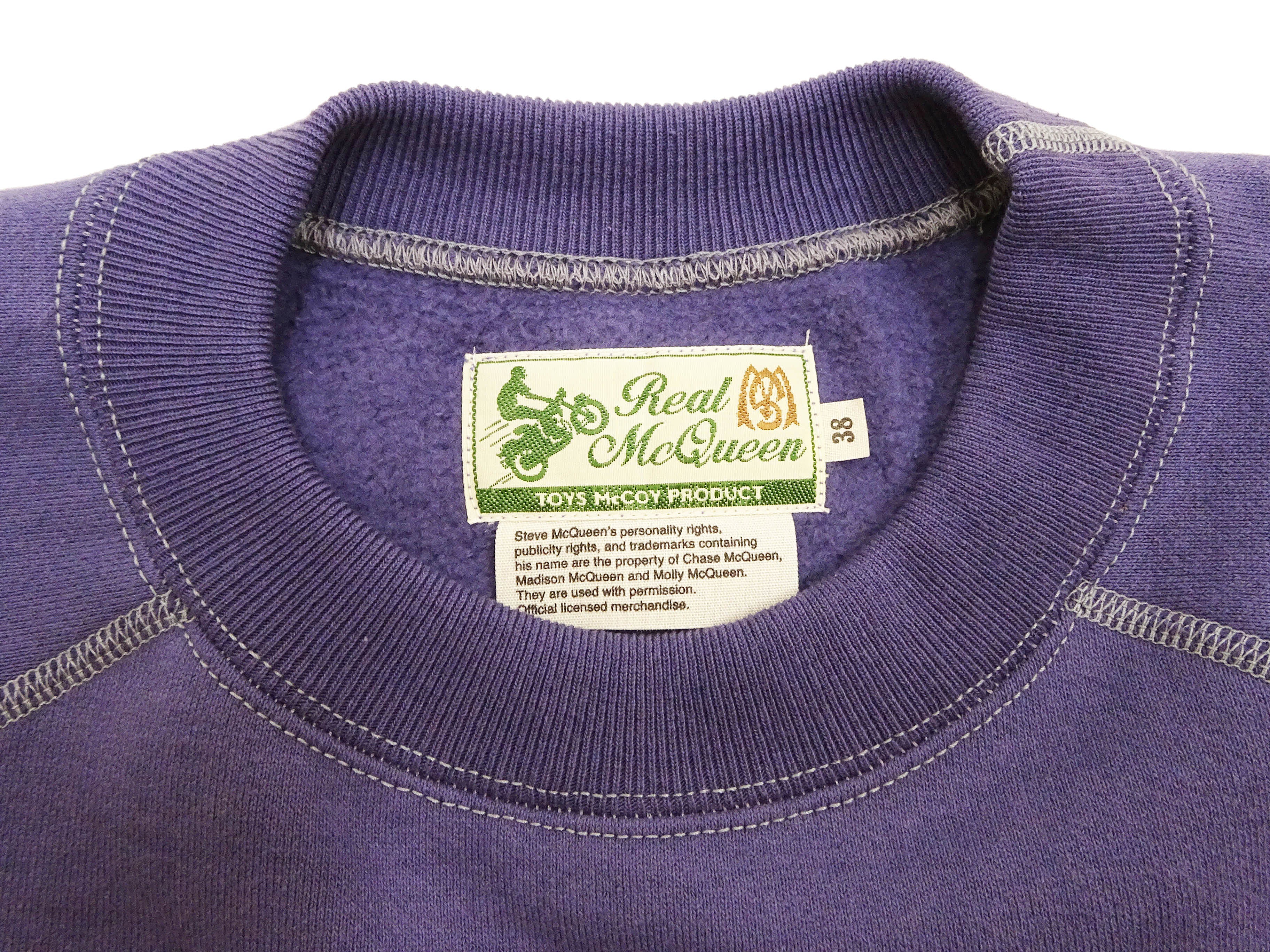 TOYS McCOY Men's Steve McQueen Cut-Off Sweatshirt - "The Great Escape" Movie Reproduction, TMC2540 Blue - Image 8
