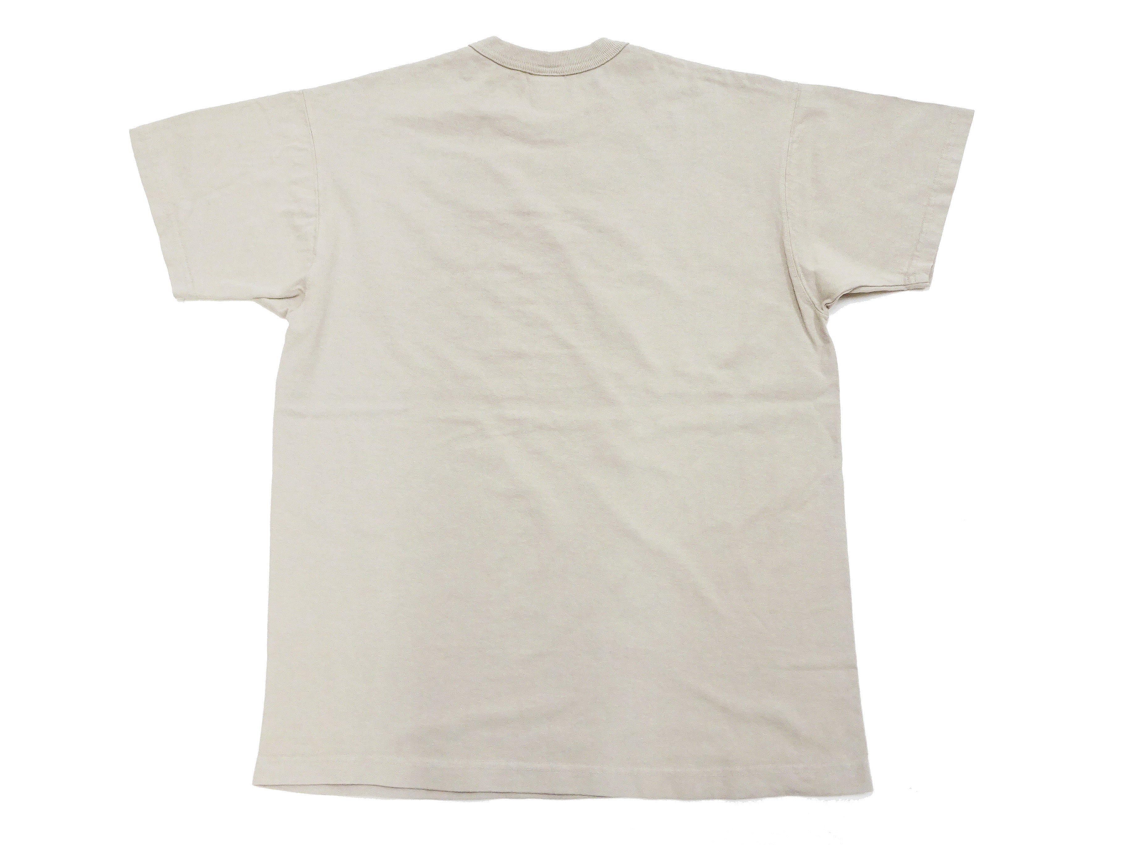 TOYS McCOY Plain T-Shirt Men's Garment-Dyed Heavyweight Short Sleeve Loopwheel Solid Color Tee TMC2343 040 Faded-Sand-Beige - Image 11