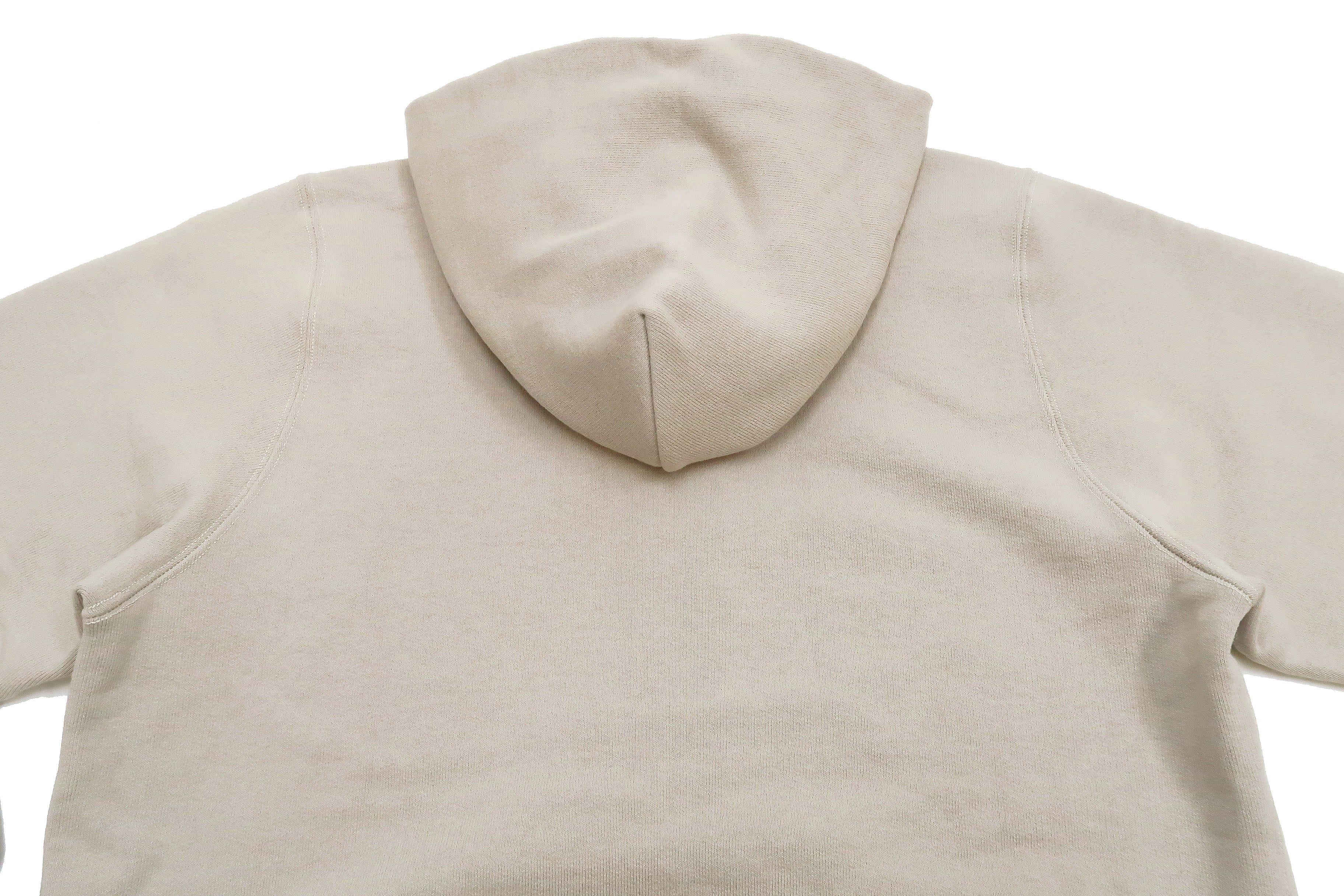 TOYS McCOY Plain Zip-Up Hoodie Men's Vintage Inspired Solid Zip Hooded Sweatshirt TMC2468 040 Sand-Beige - Image 14